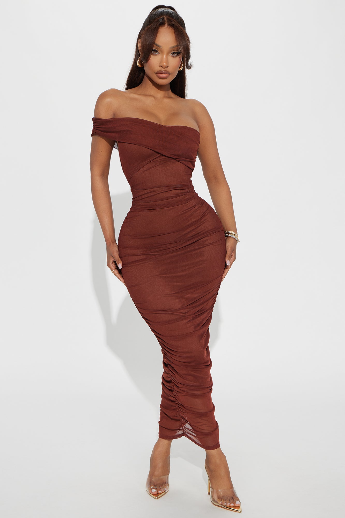Real Legacy Mesh Midi Dress