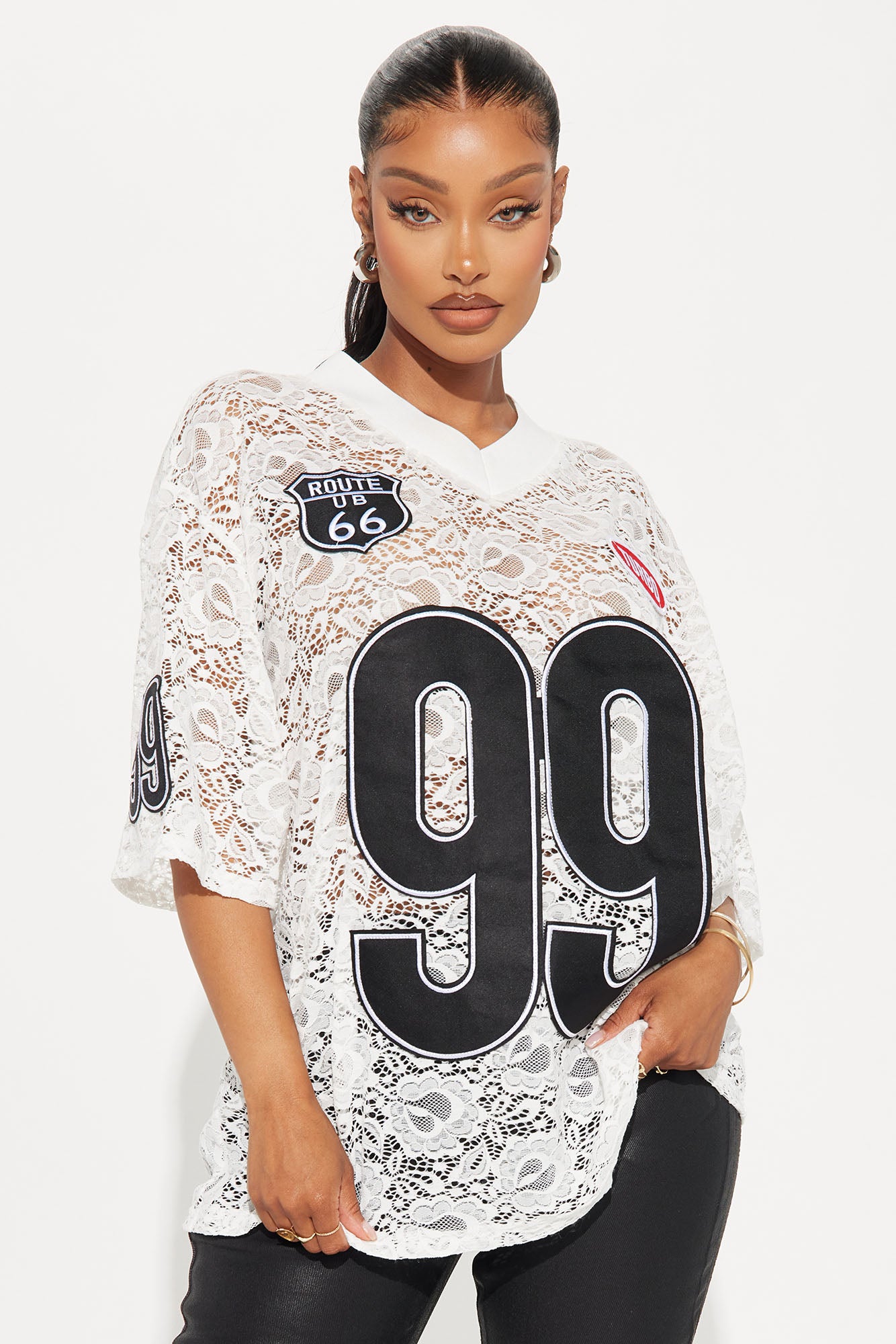 Turbo 99 Lace Jersey Tee