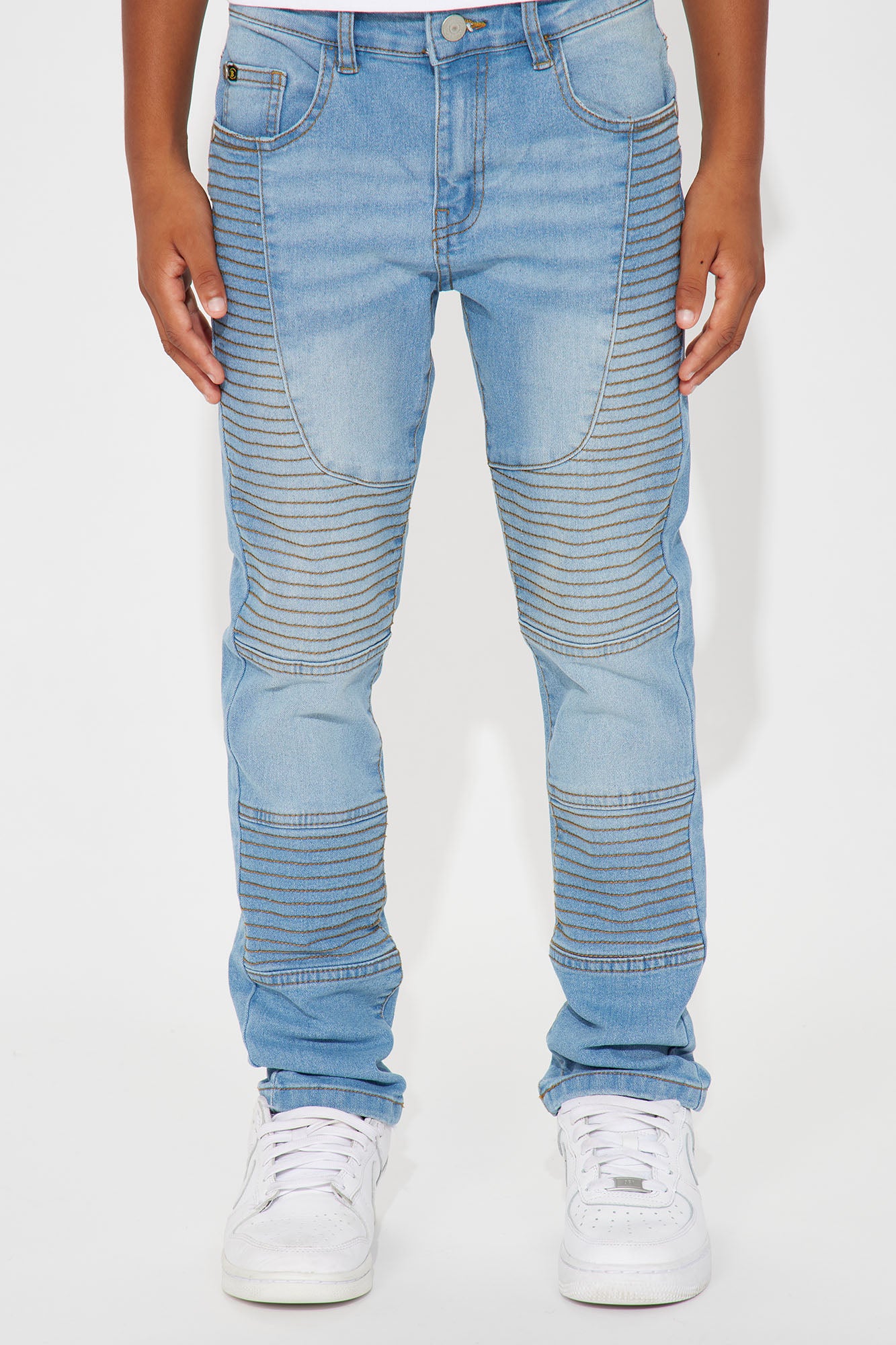 Mini Never Giving Up Moto Jeans