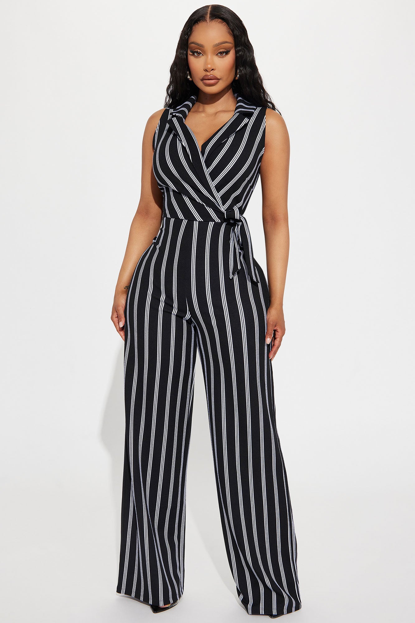 Leana Pinstripe Jumpsuit