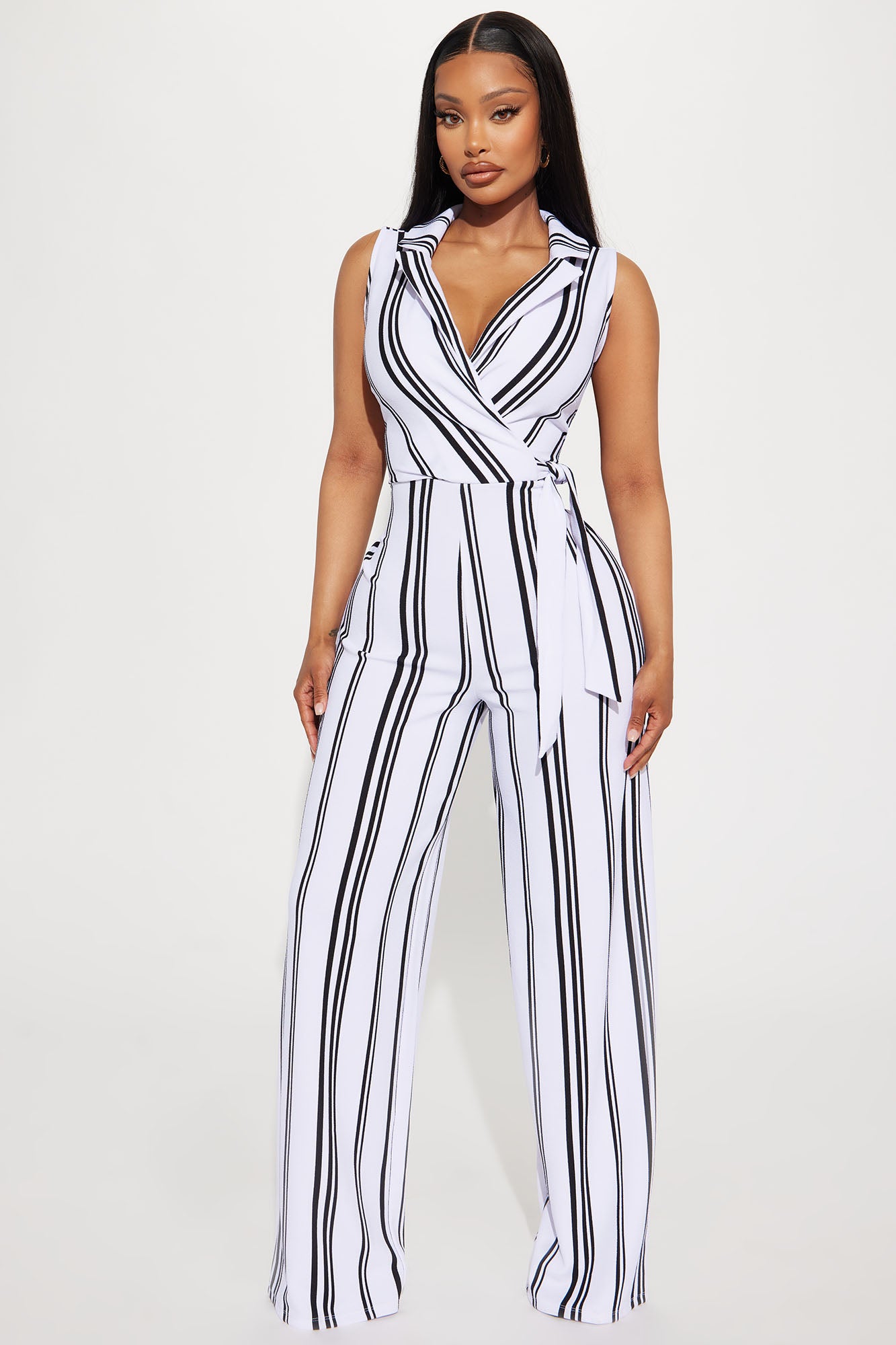 Leana Pinstripe Jumpsuit