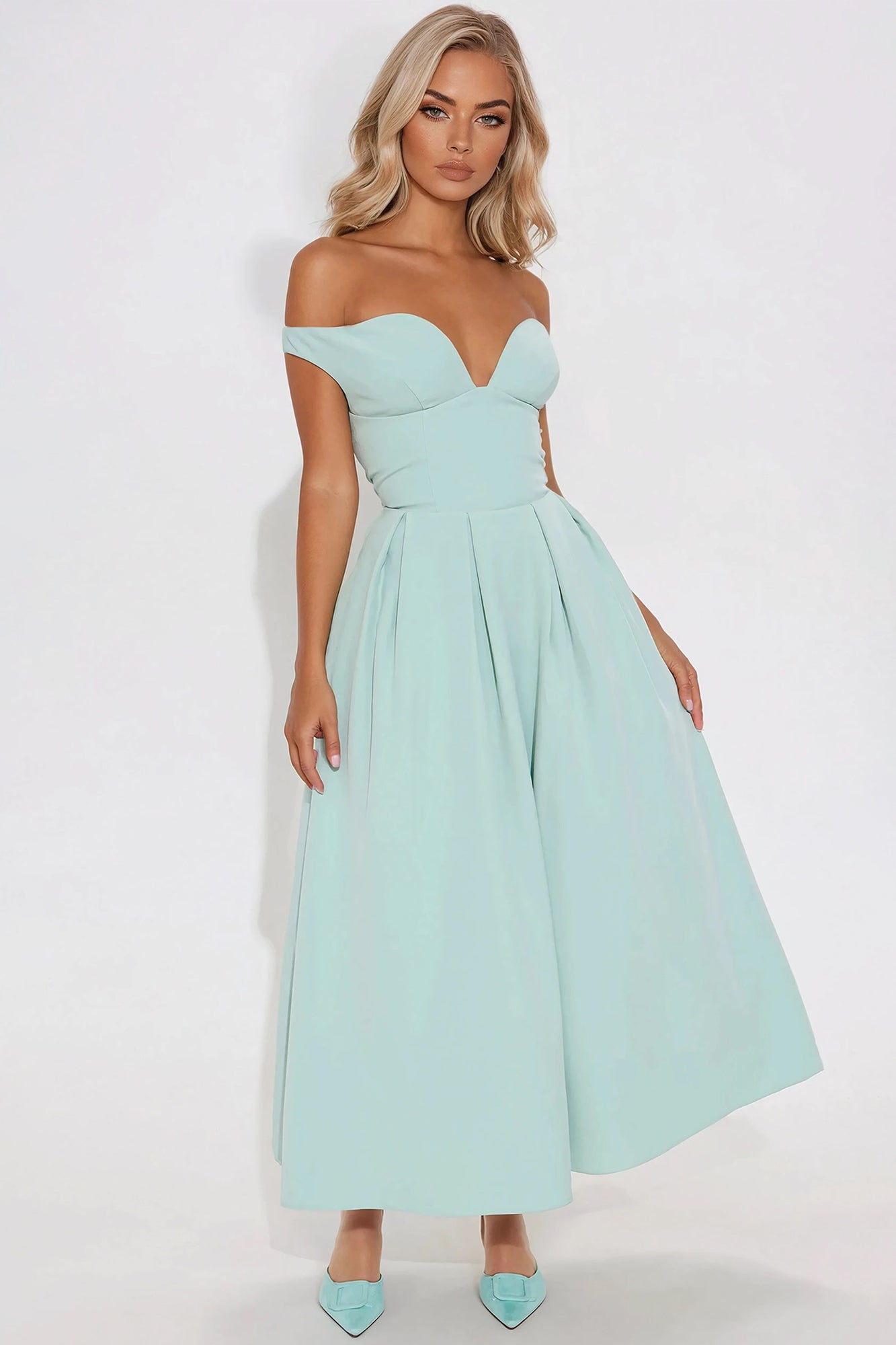 Nelly Off Shoulder Maxi Dress