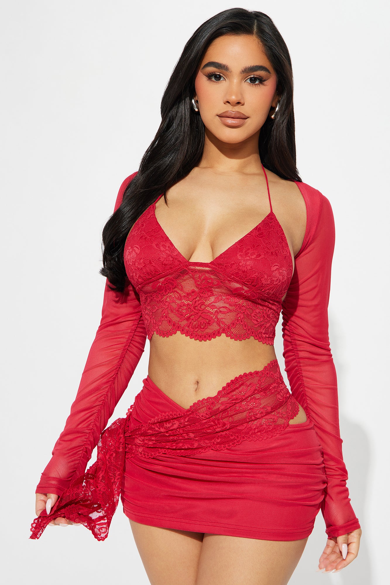 Camille Lace Skirt Set