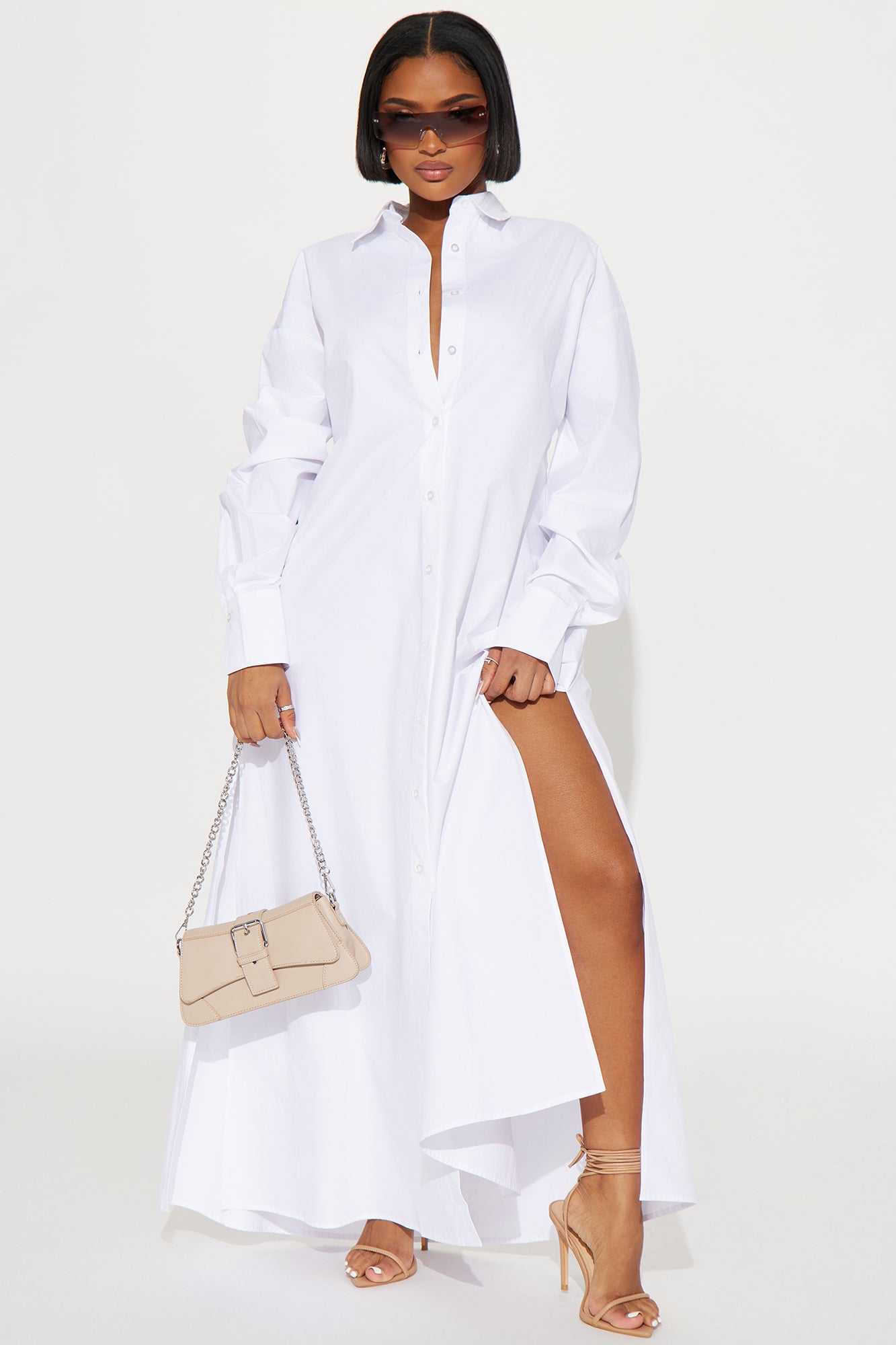 Eleanor Oversized Shirt Maxi Dress