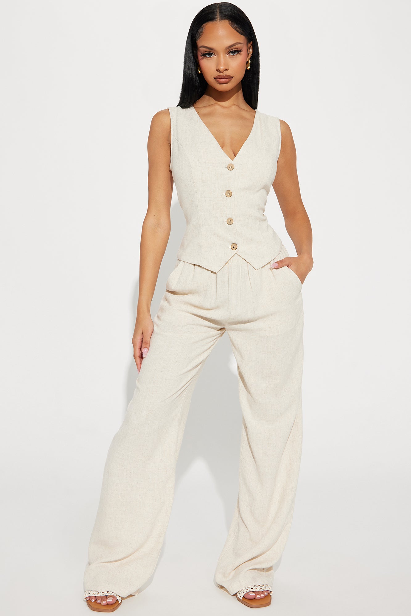 Better Off Linen Pant Set