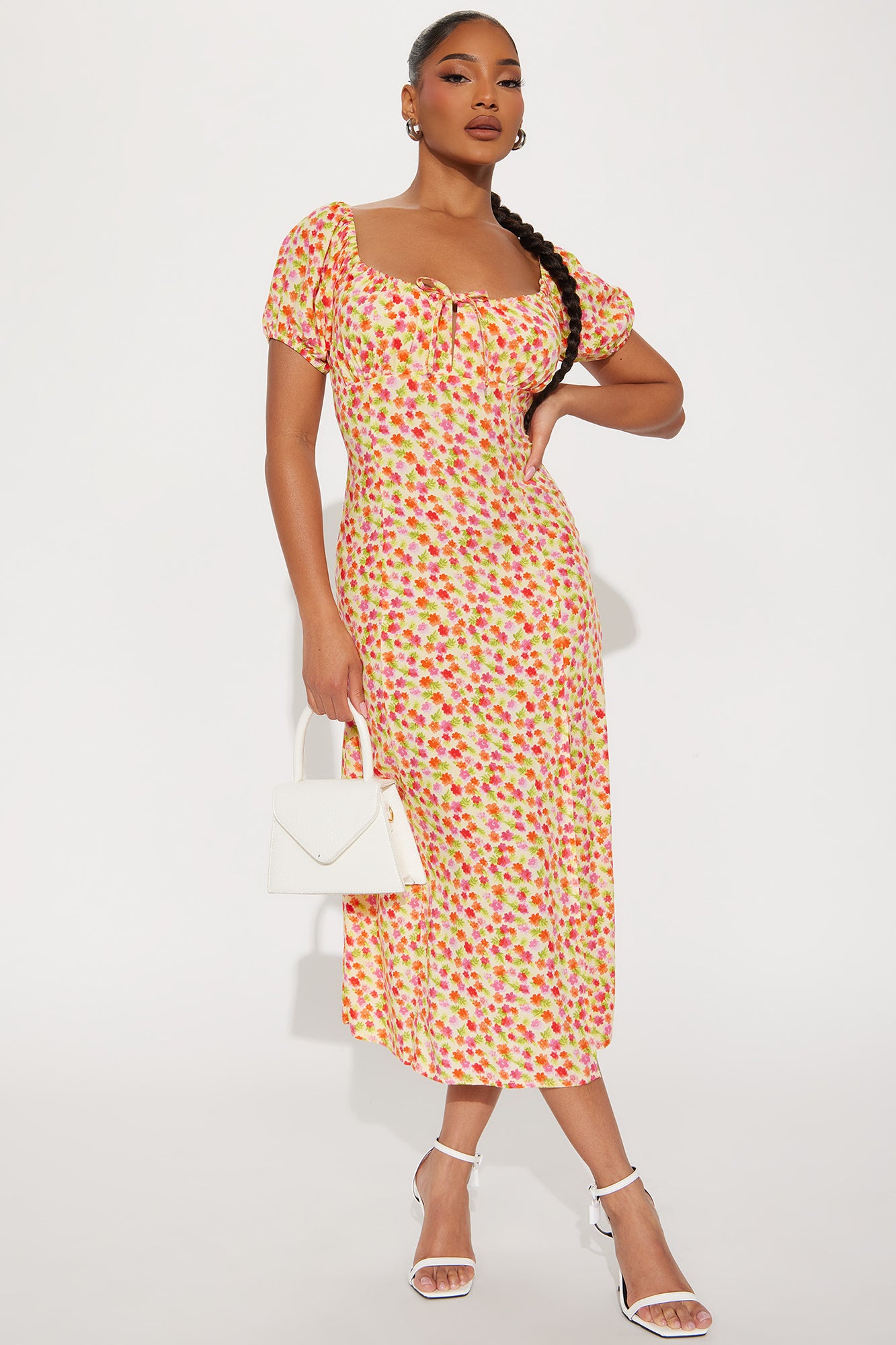 Vienna Floral Midi Dress