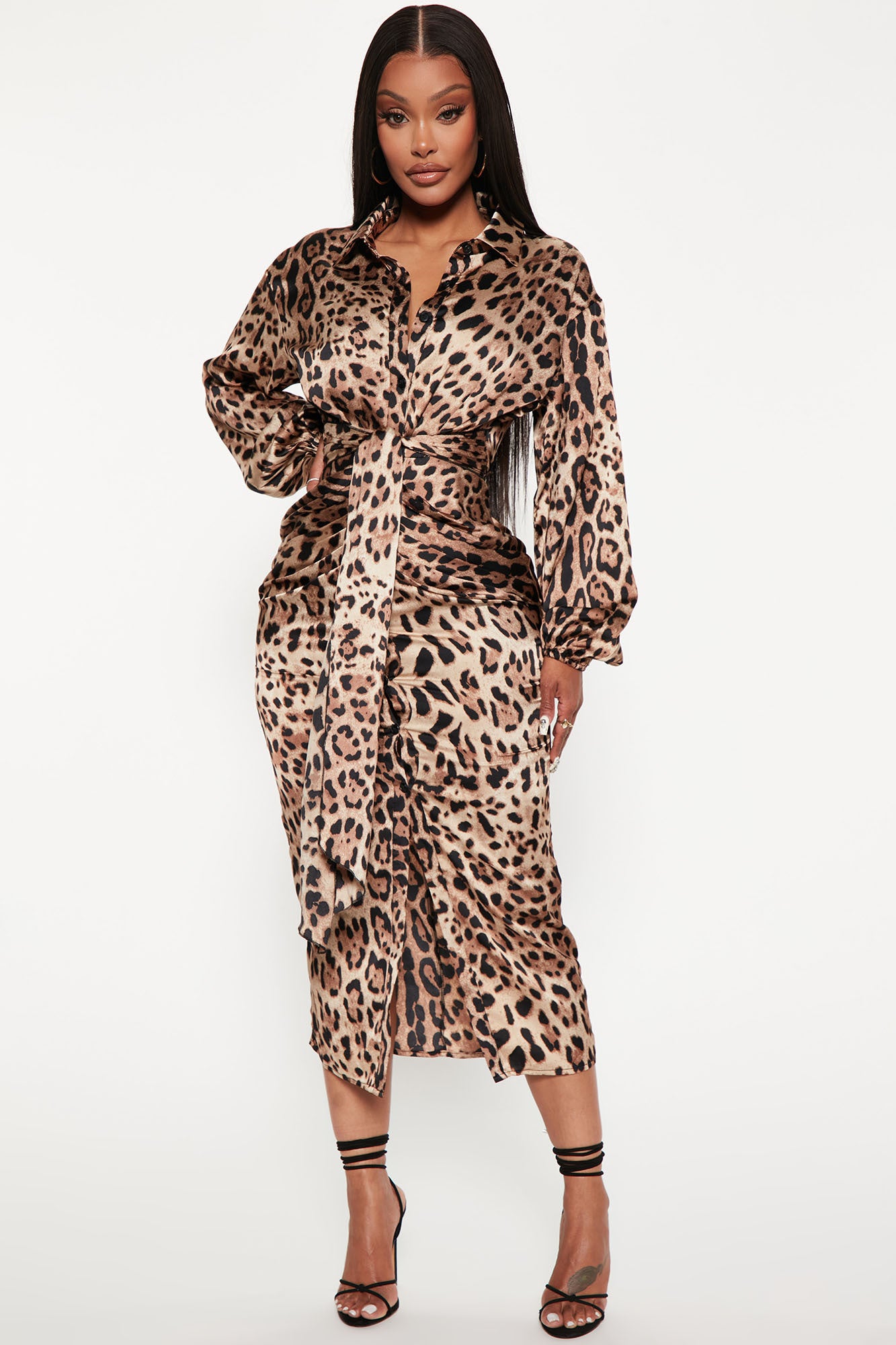 Make Me Roar Midi Dress