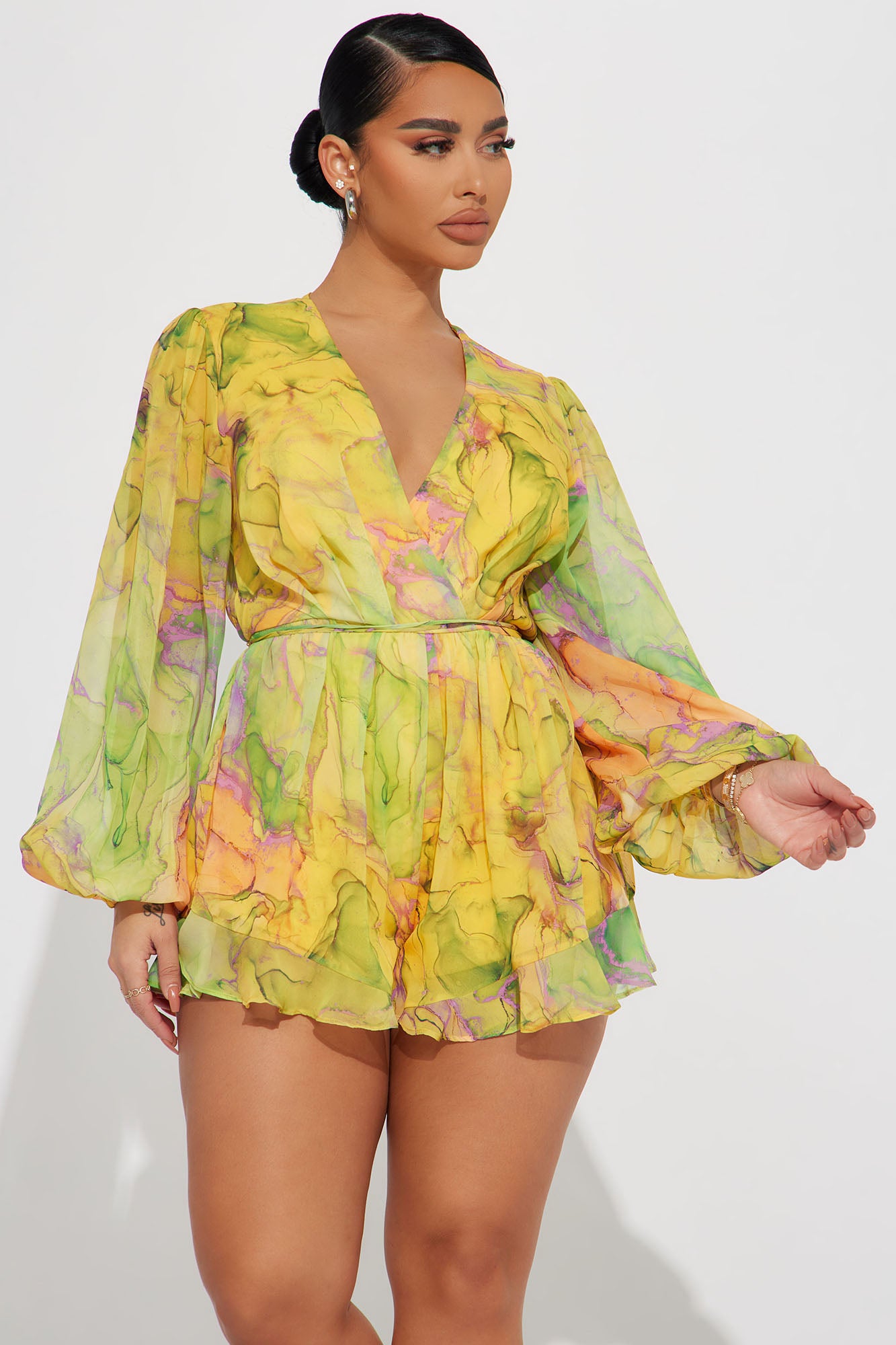 Kacy Chiffon Romper