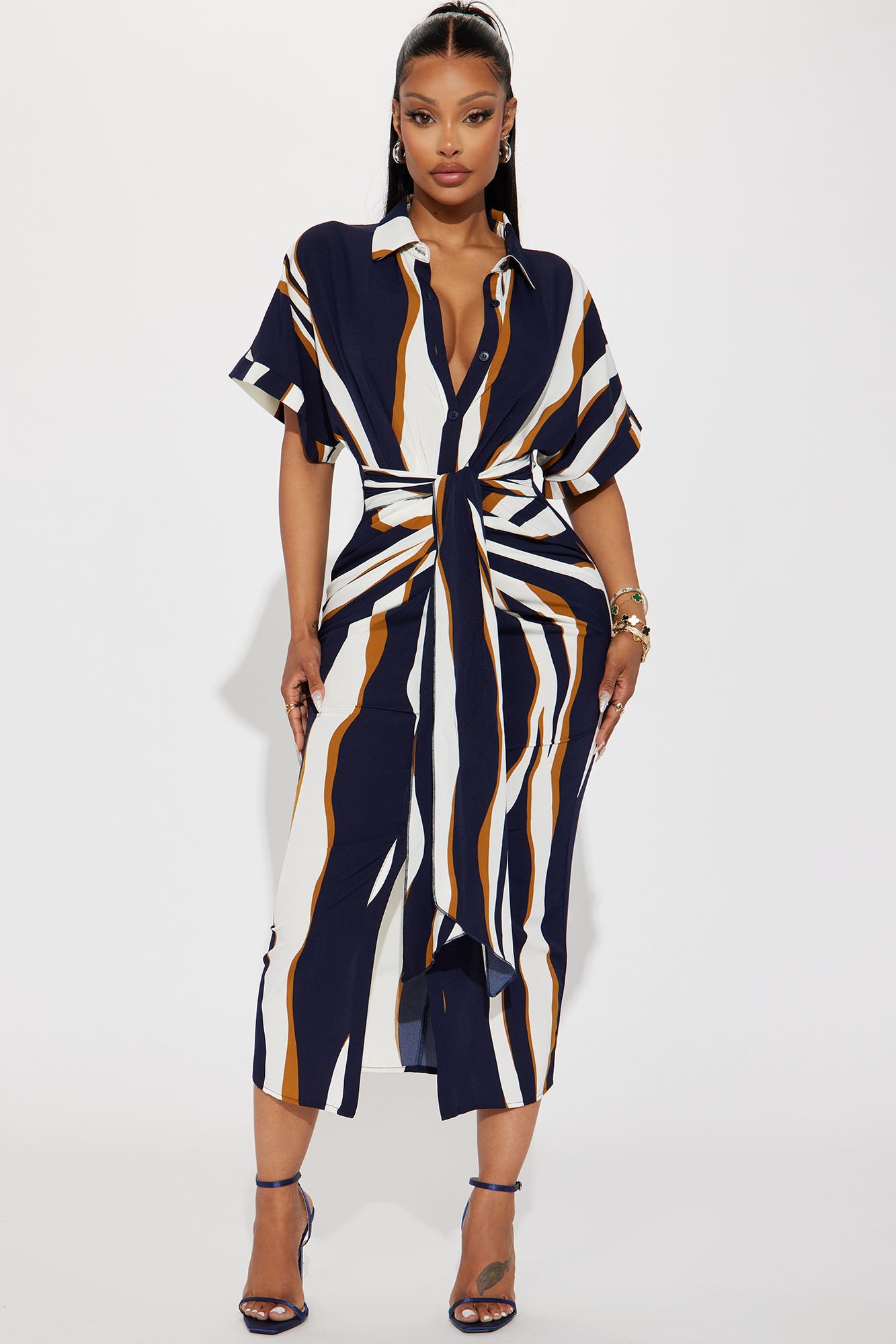 Laurie Button Down Midi Dress