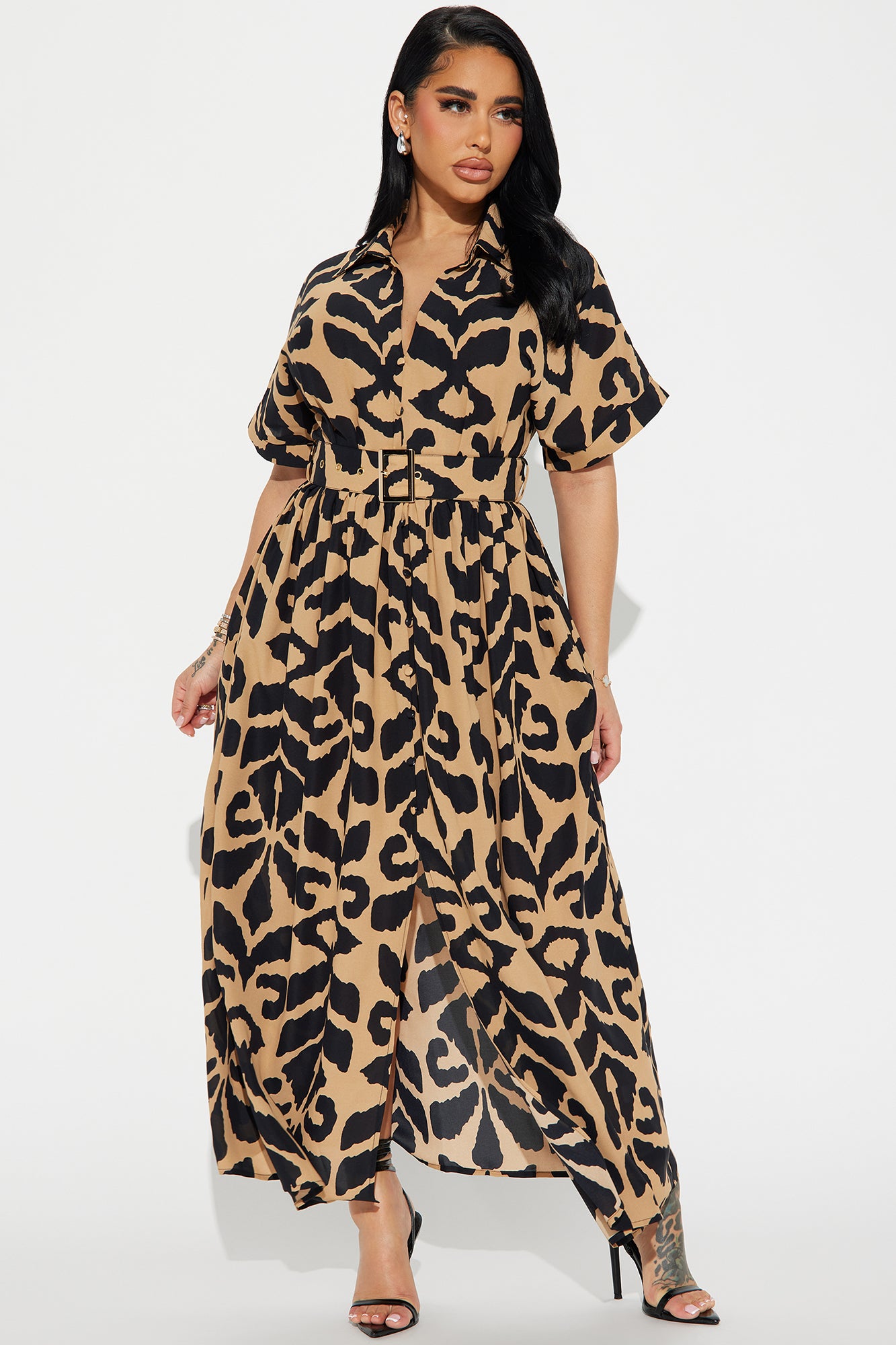 Sahara Short Sleeve Maxi Dress