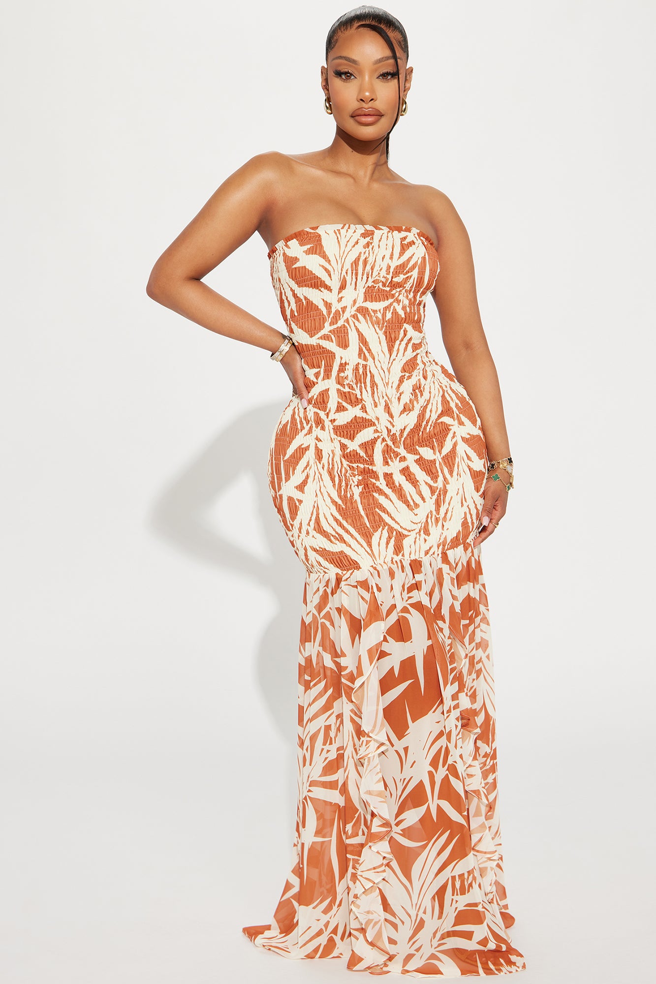 Amaya Tropical Maxi Dress
