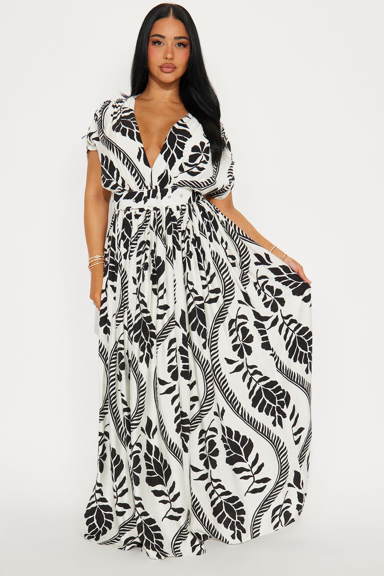 Rebecca Belted Maxi Dress