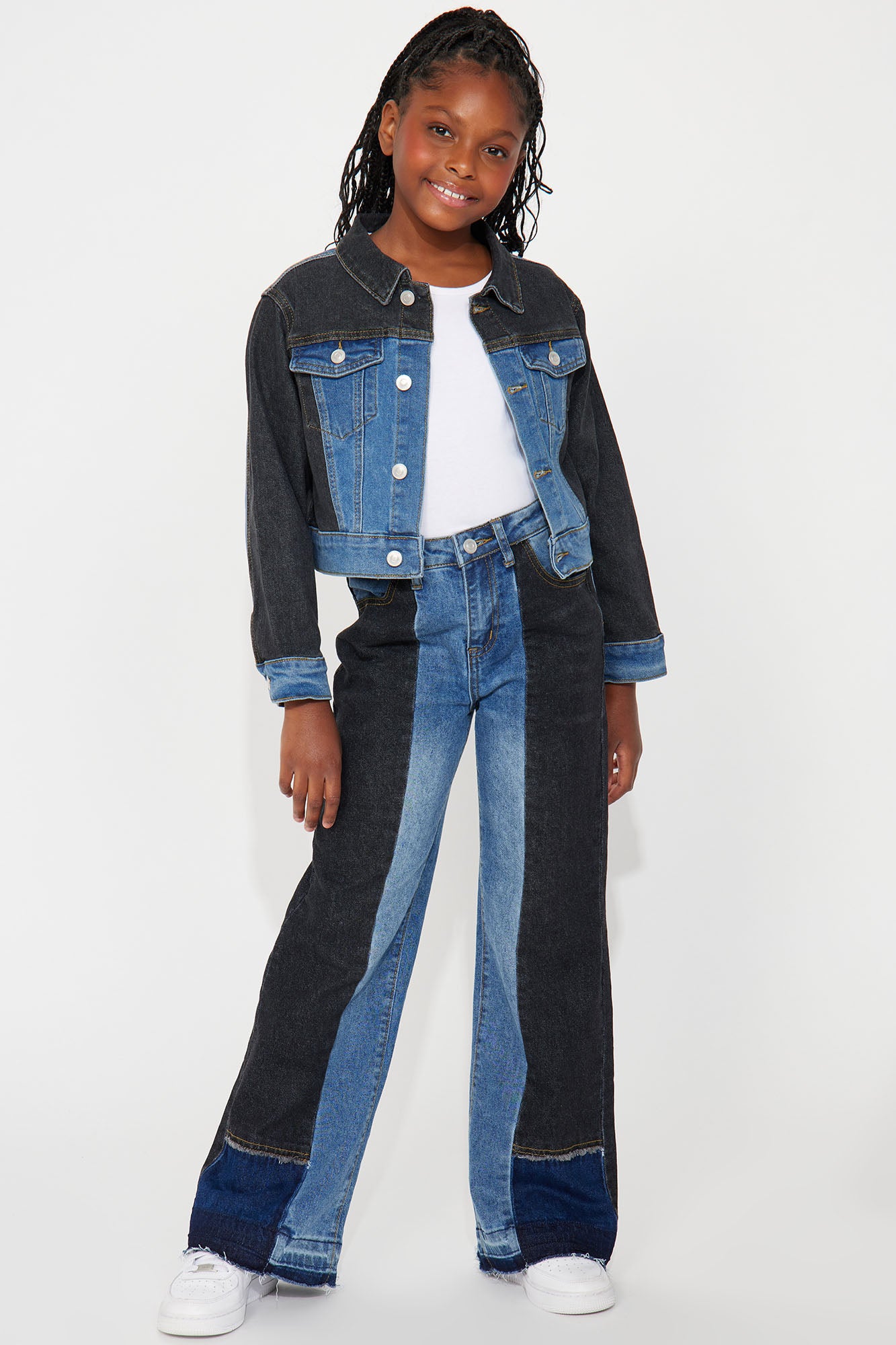 Mini Top Notch Straight Leg Jean