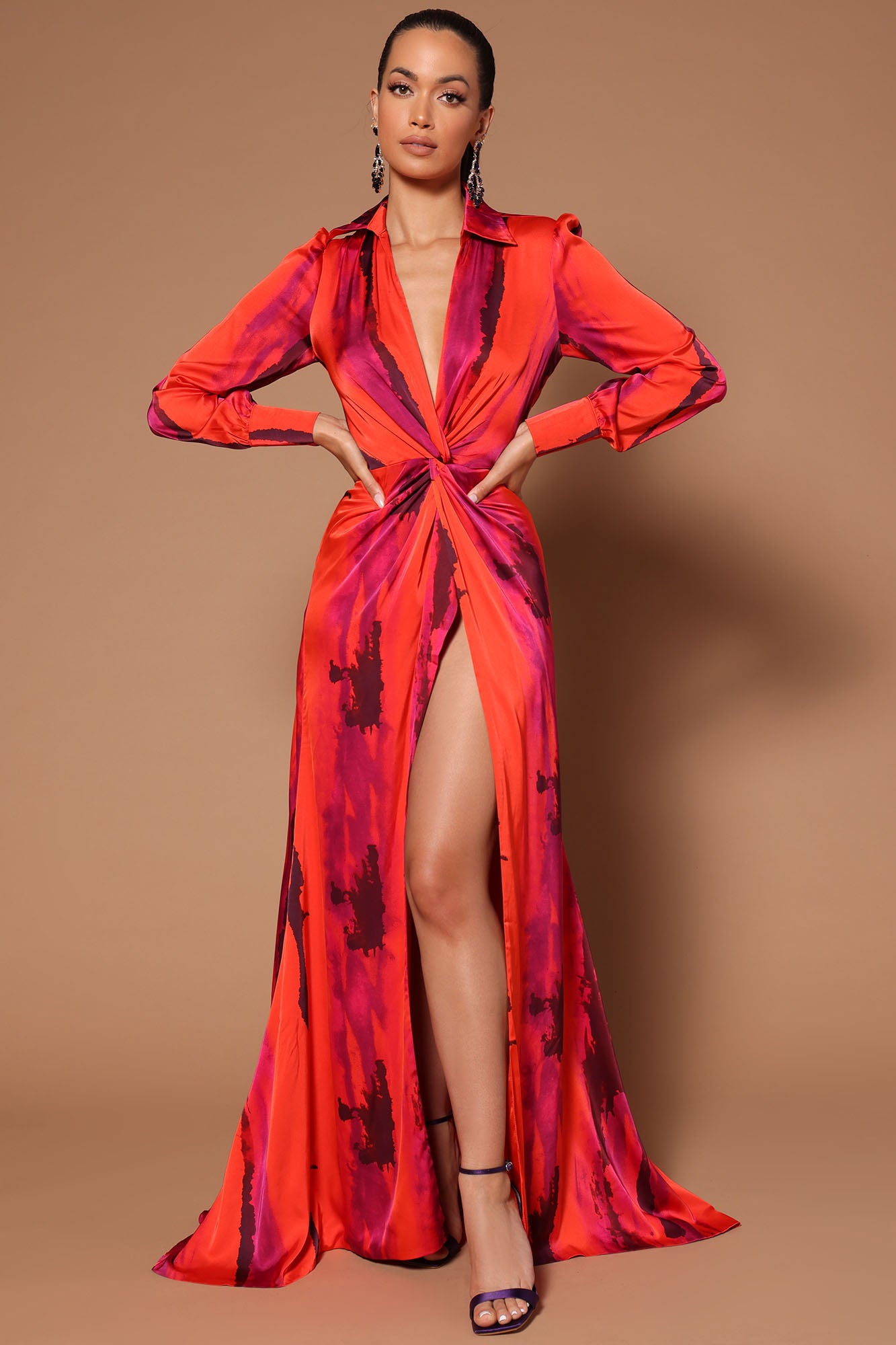 Gabriella Long Sleeve Maxi Dress