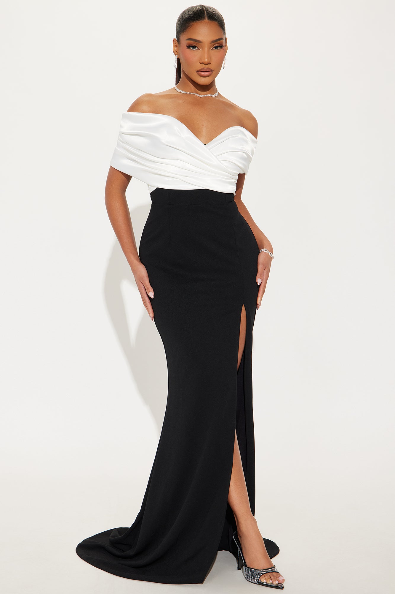 Am I The Drama Draped Maxi Dress