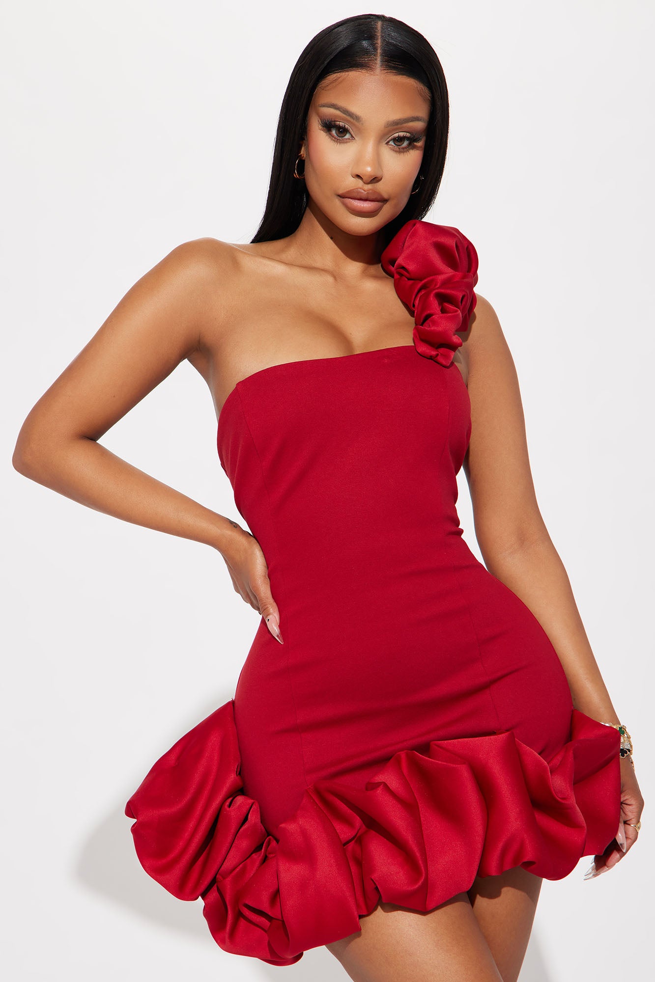 Wilma Ruffle Mini Dress