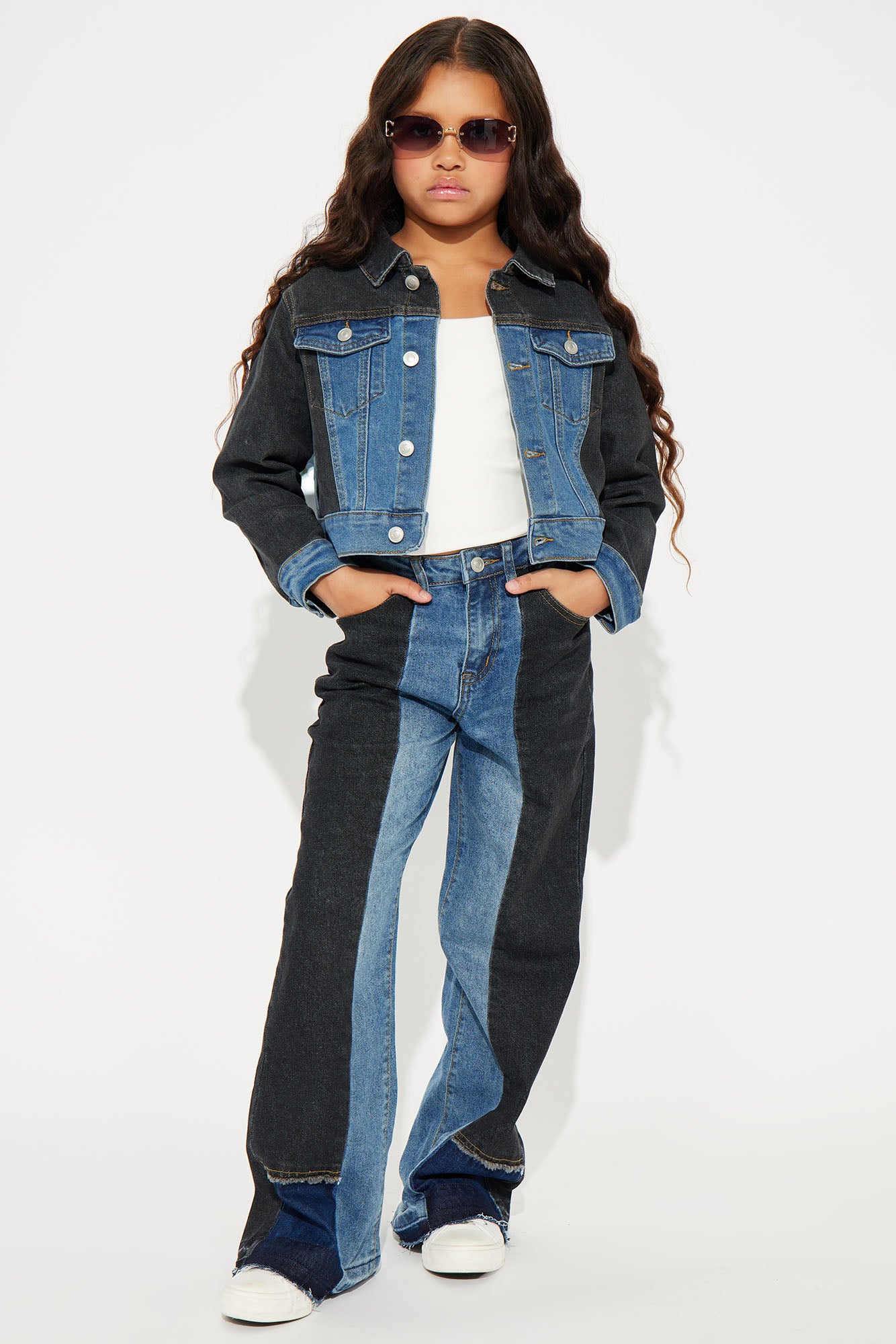 Mini Top Notch Denim Jacket