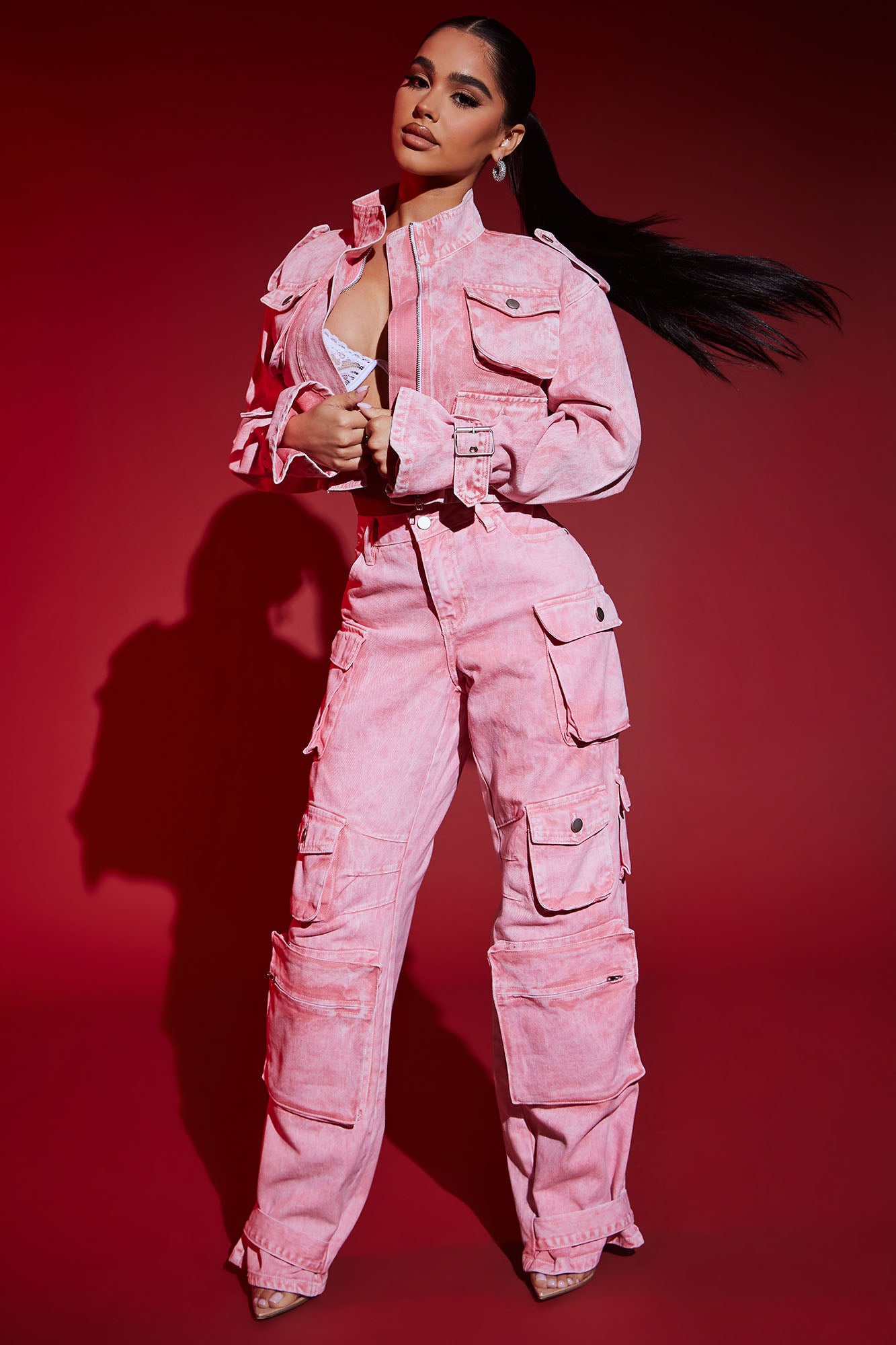 Billie Low Slung Cargo Jeans