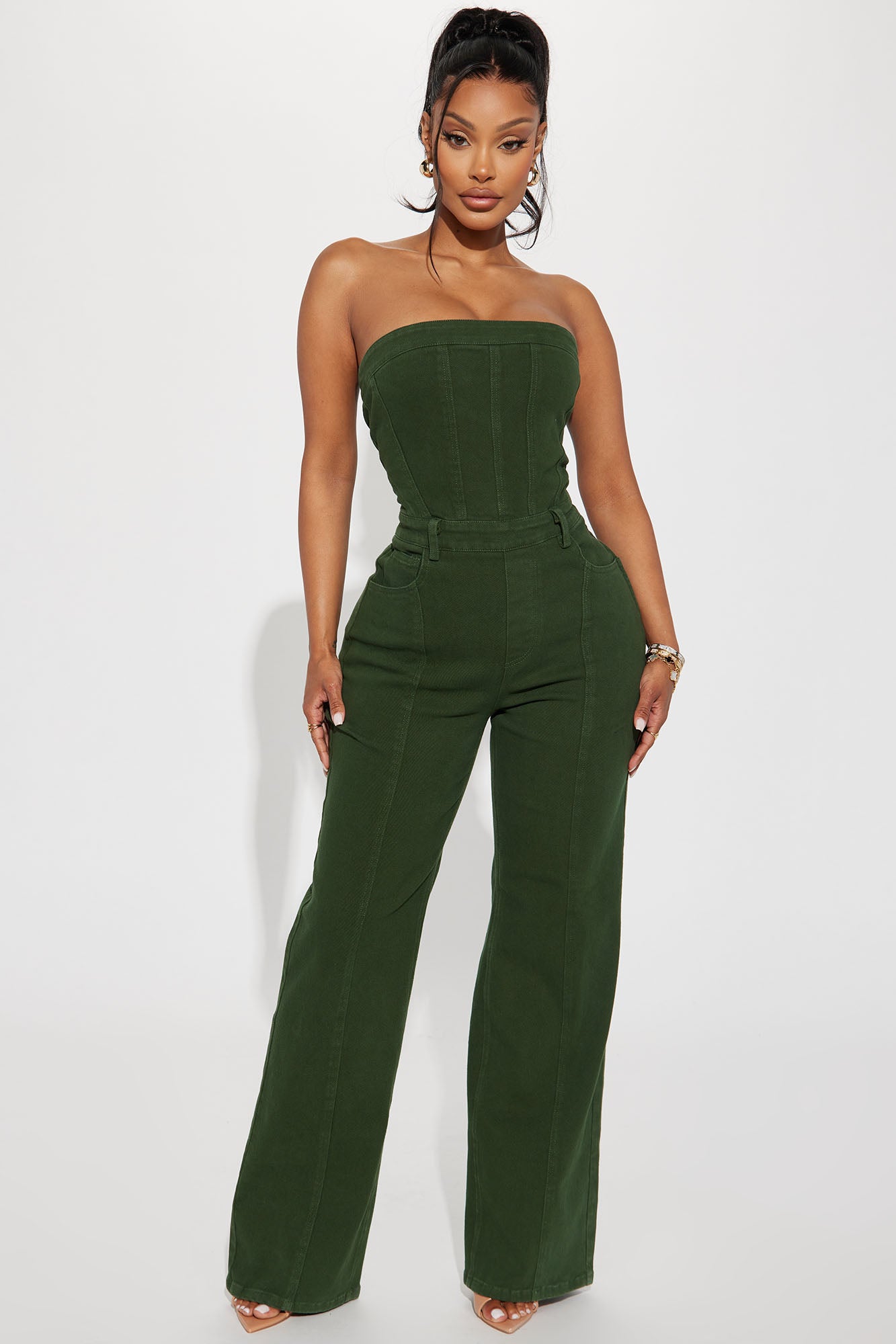 Mine For The Weekend Denim Jumpsuit