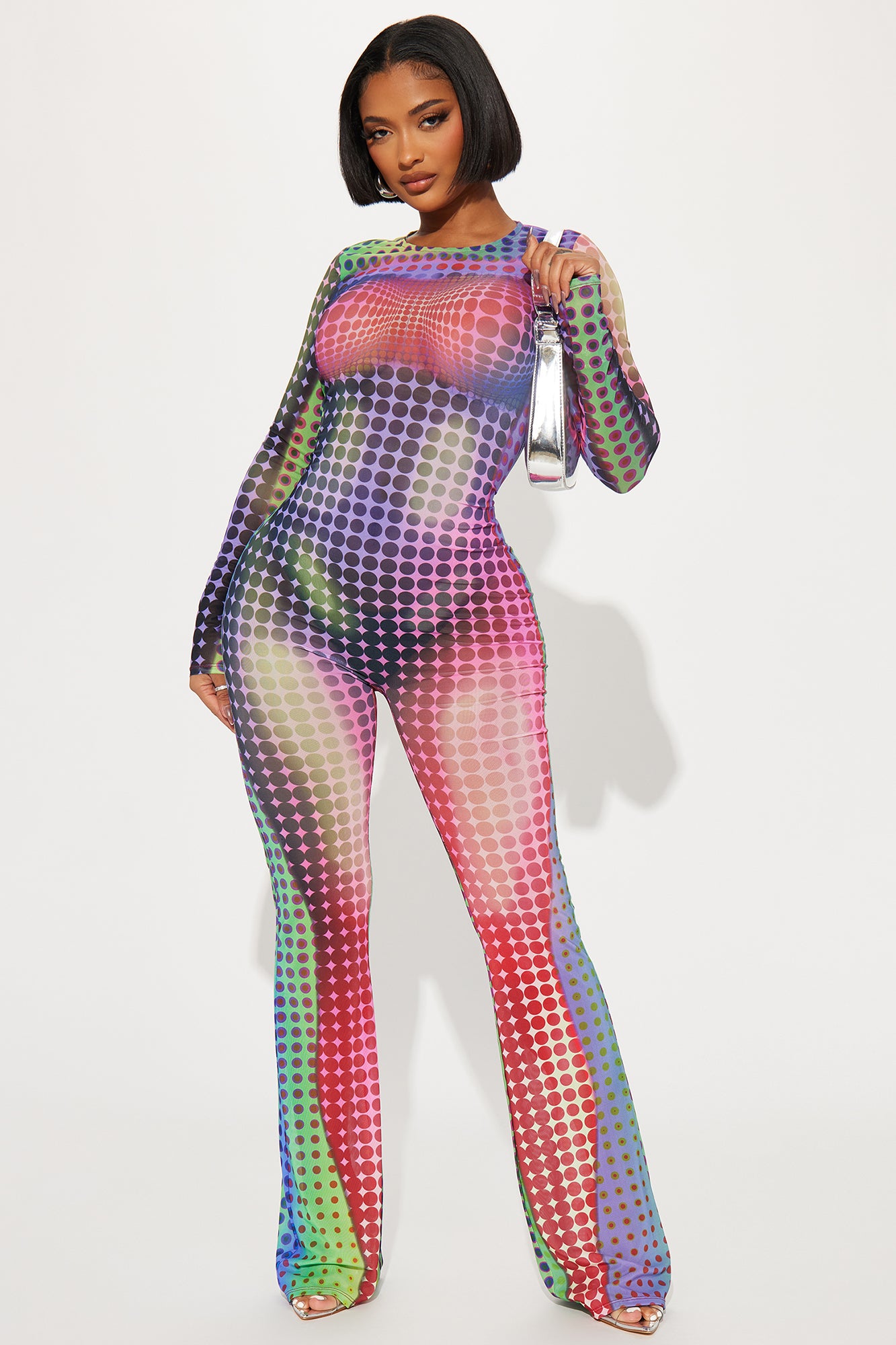 Run It Back Mesh Jumpsuit