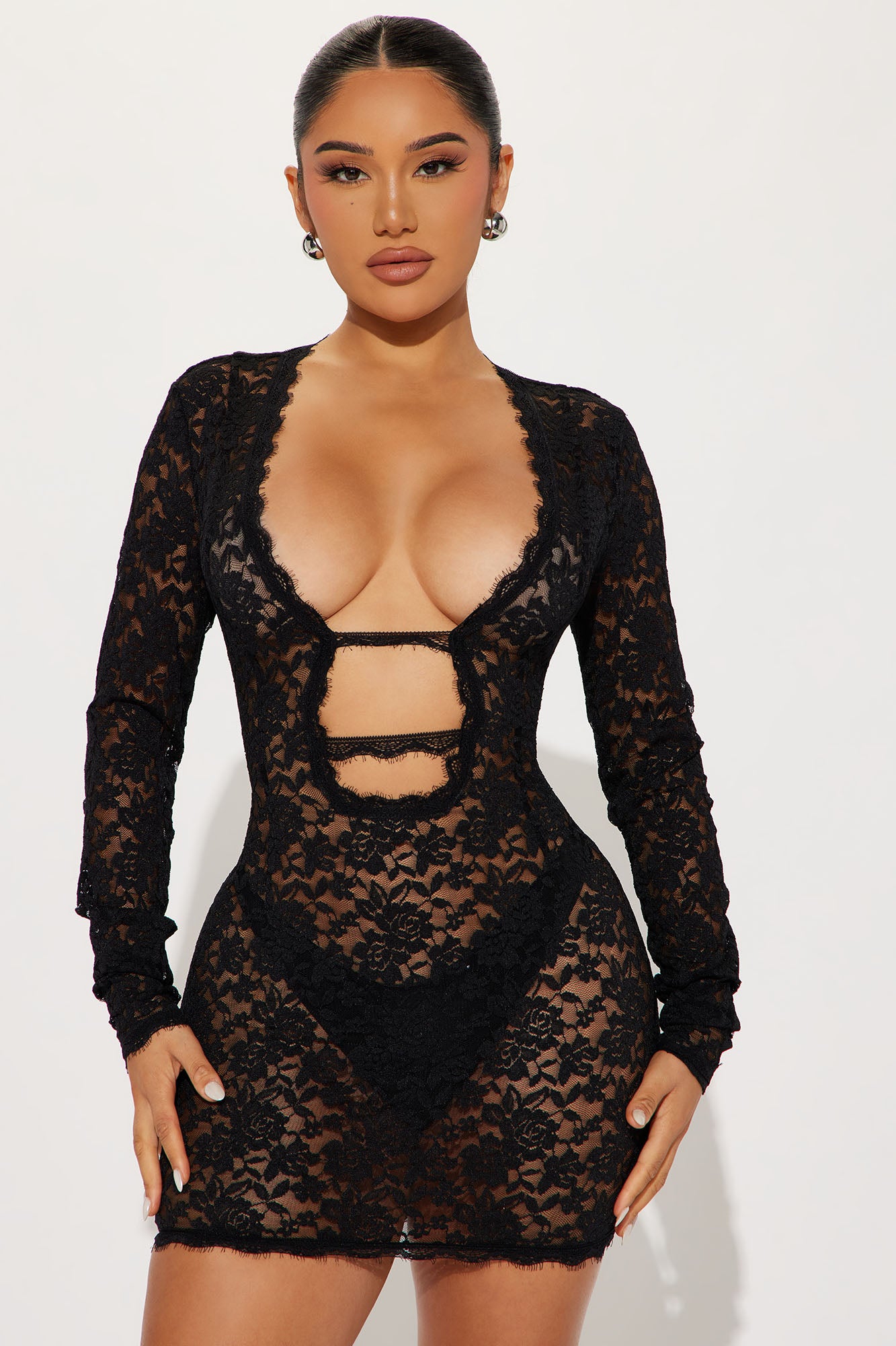 Victoria Lace Mini Dress