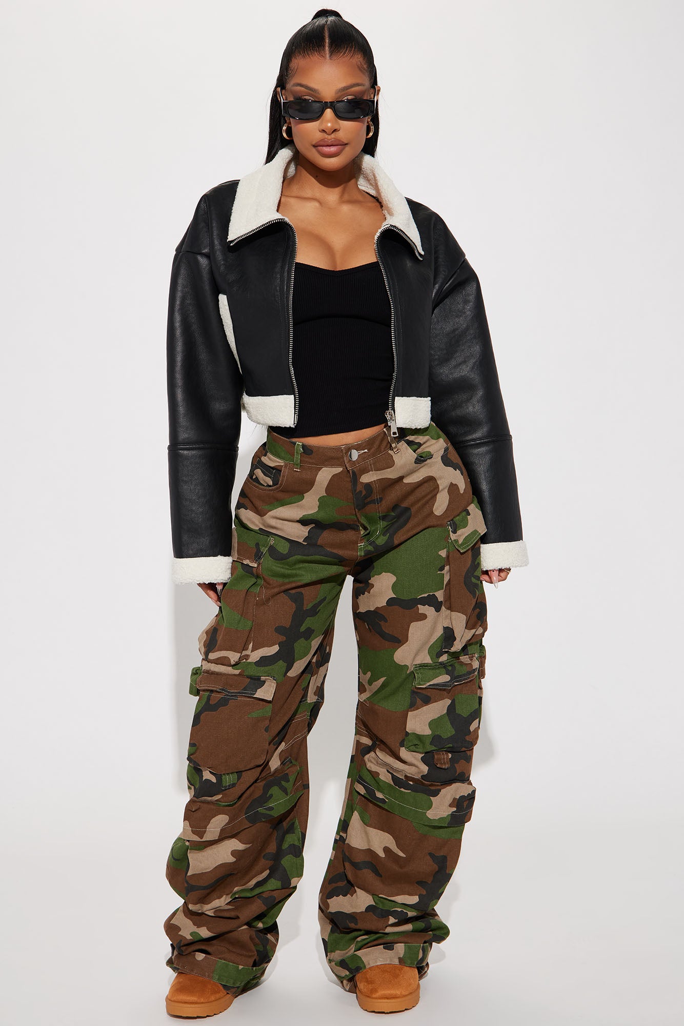 Nights Out Faux Leather Jacket