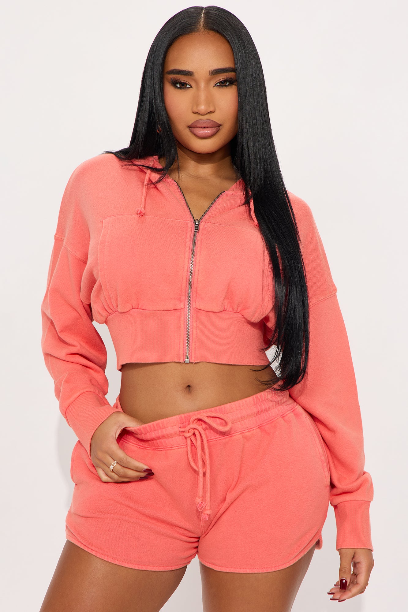 The Washed Cropped Hoodie