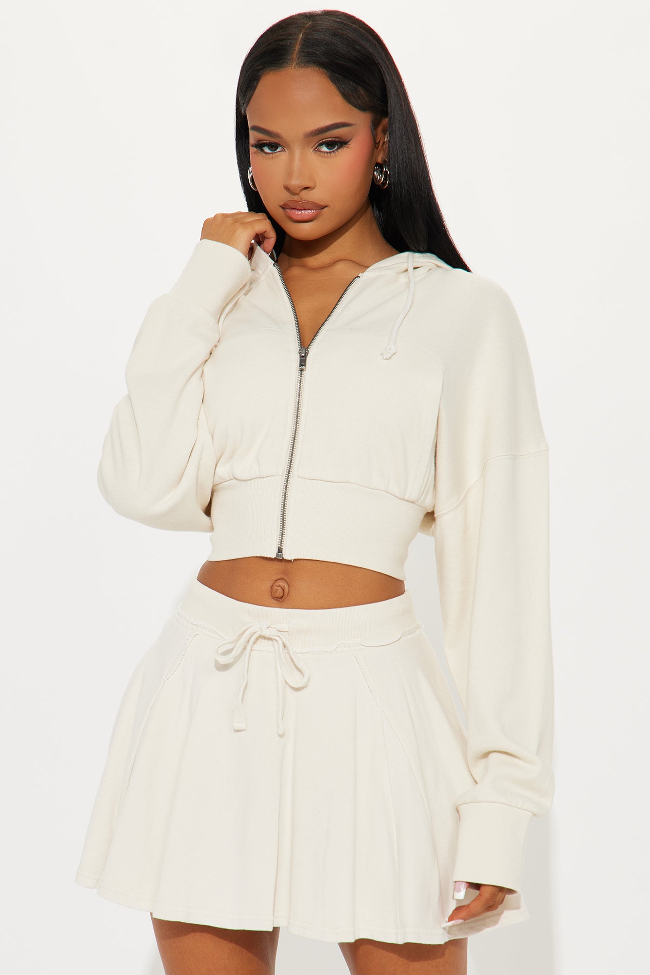 The Washed Cropped Hoodie