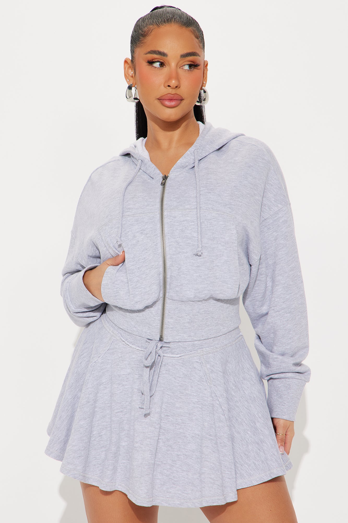 The Washed Cropped Hoodie