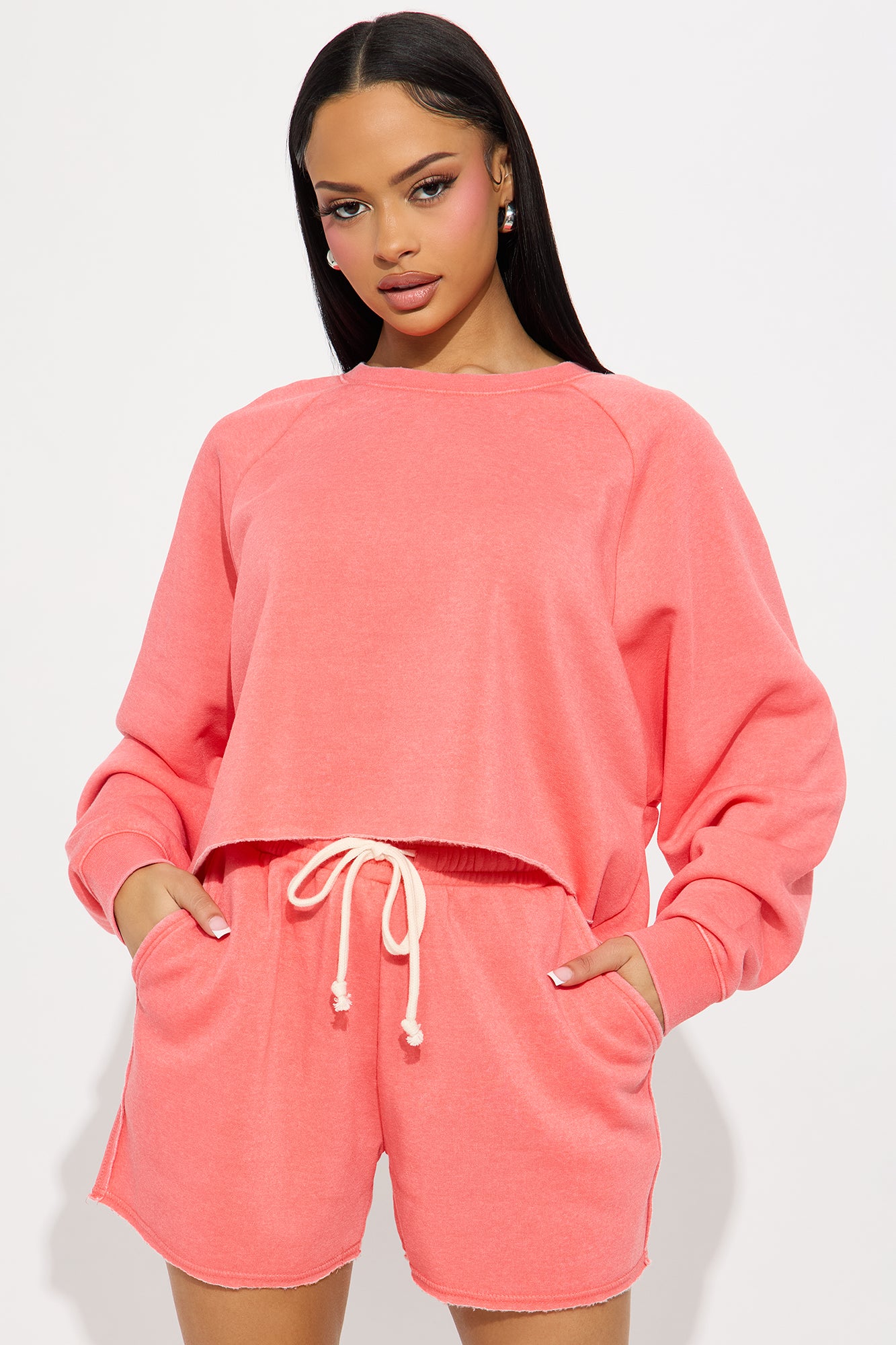 So Soft Washed Fleece Short Set