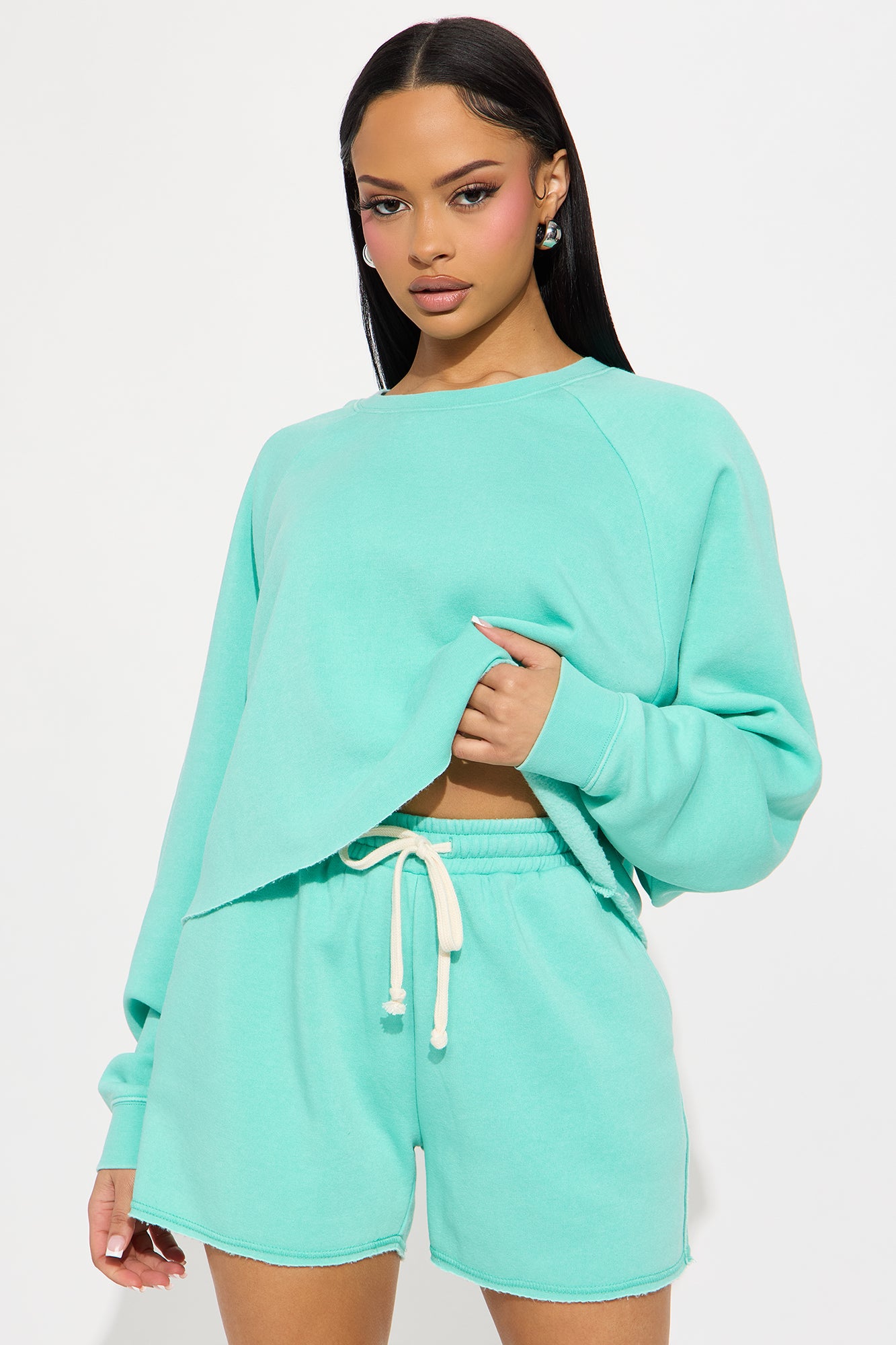 So Soft Washed Fleece Short Set