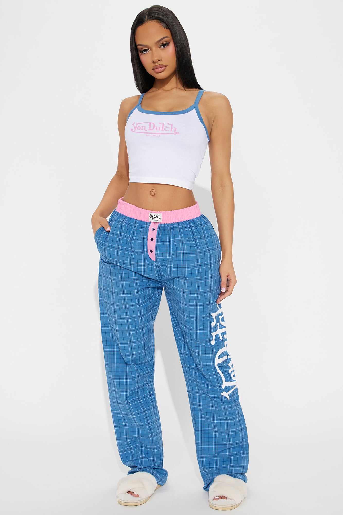 Von Dutch Cami PJ Boxer Pant Set