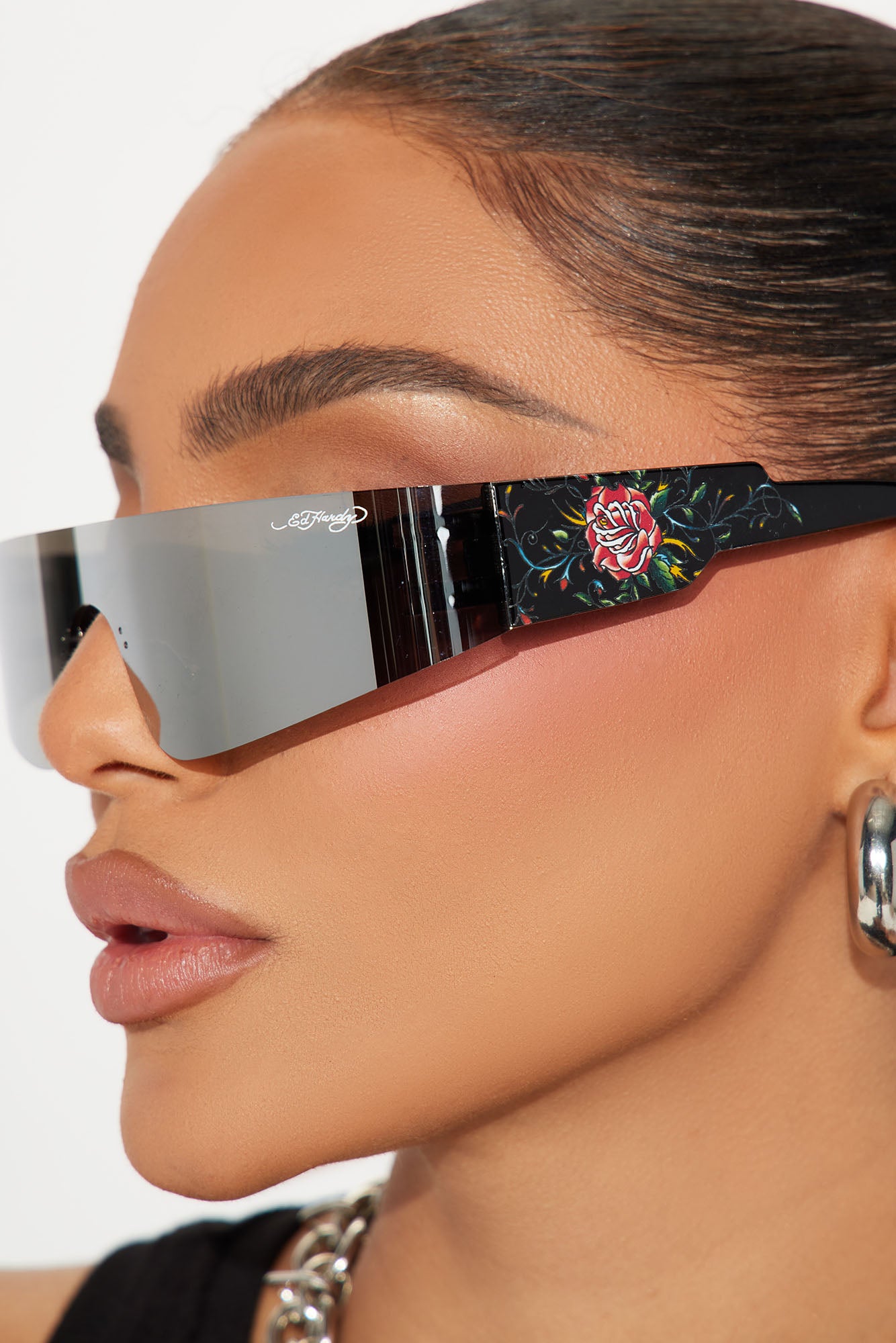 Ed Hardy Rose Shield Sunglasses