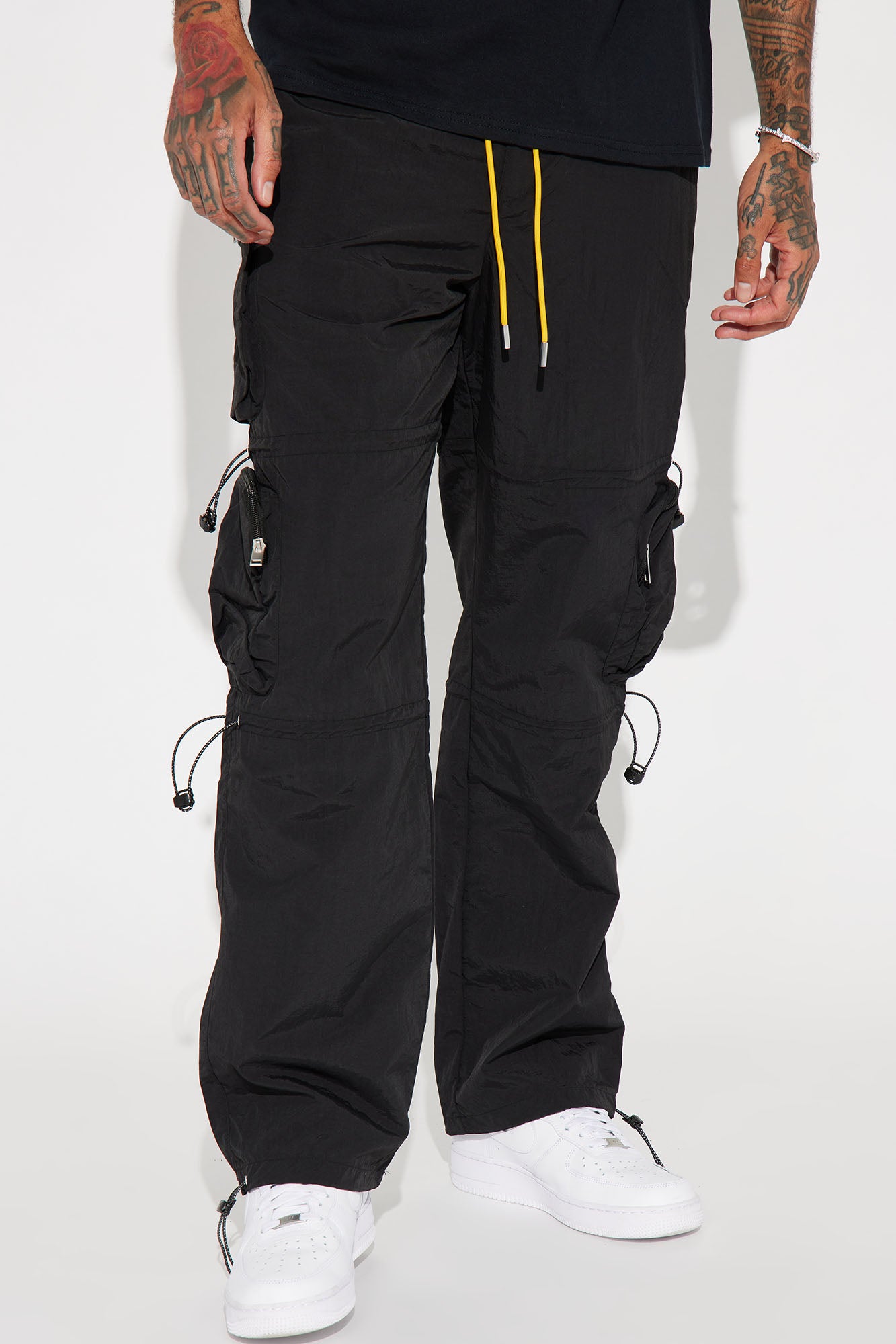 Act Like Homie Nylon Drawstring Cargo Pants