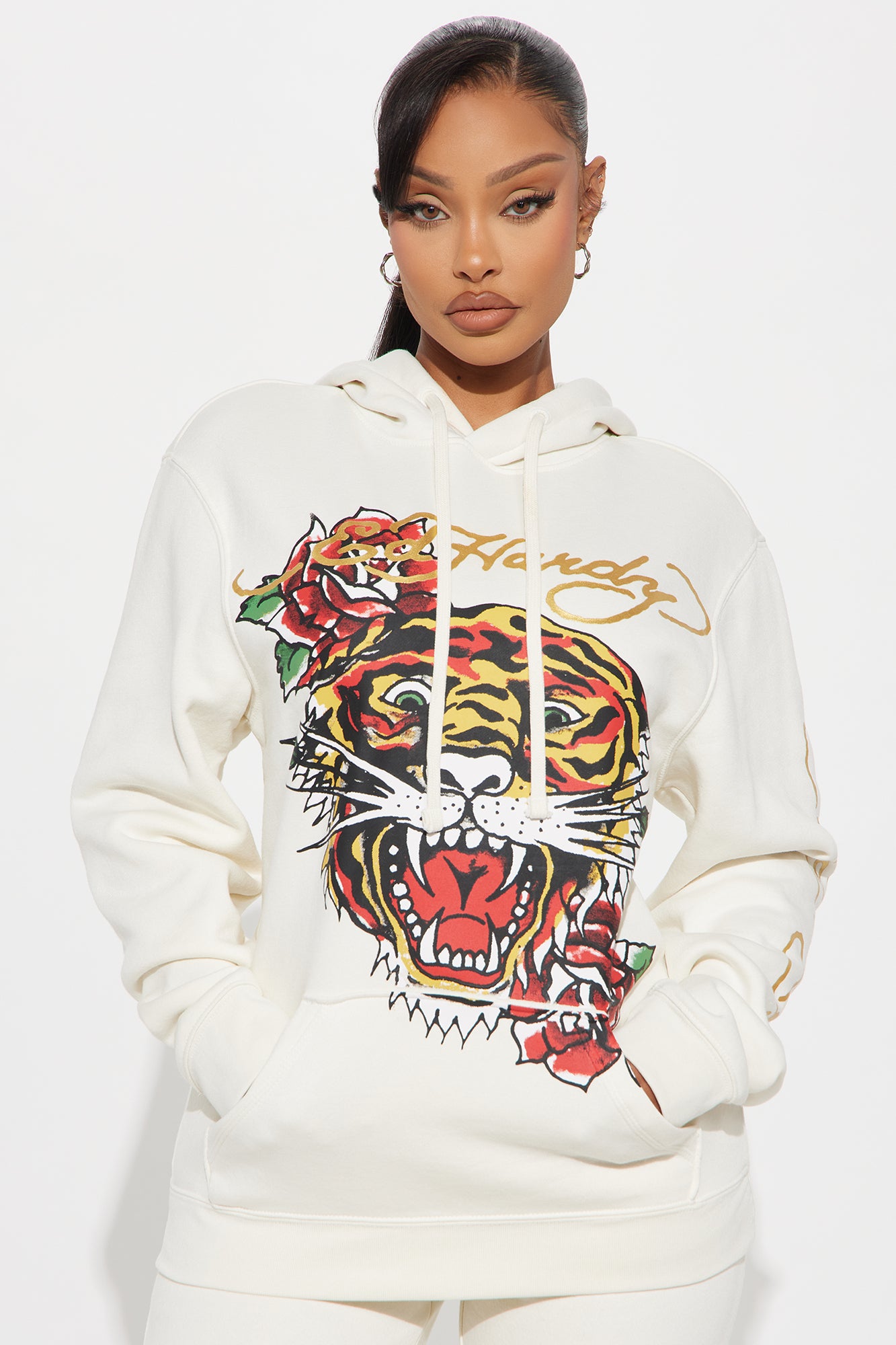 Ed Hardy Retro Tiger Hoodie