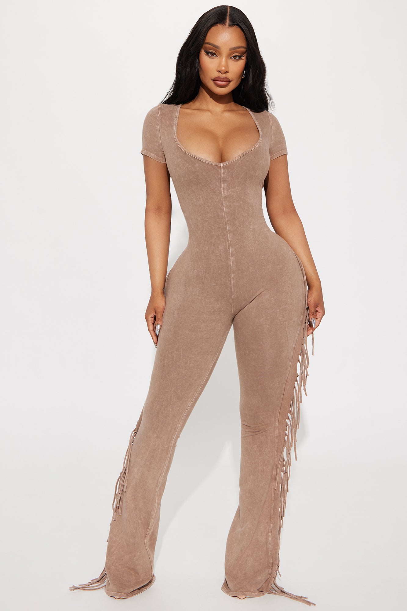 Carry Me Higher Fringe Jumpsuit