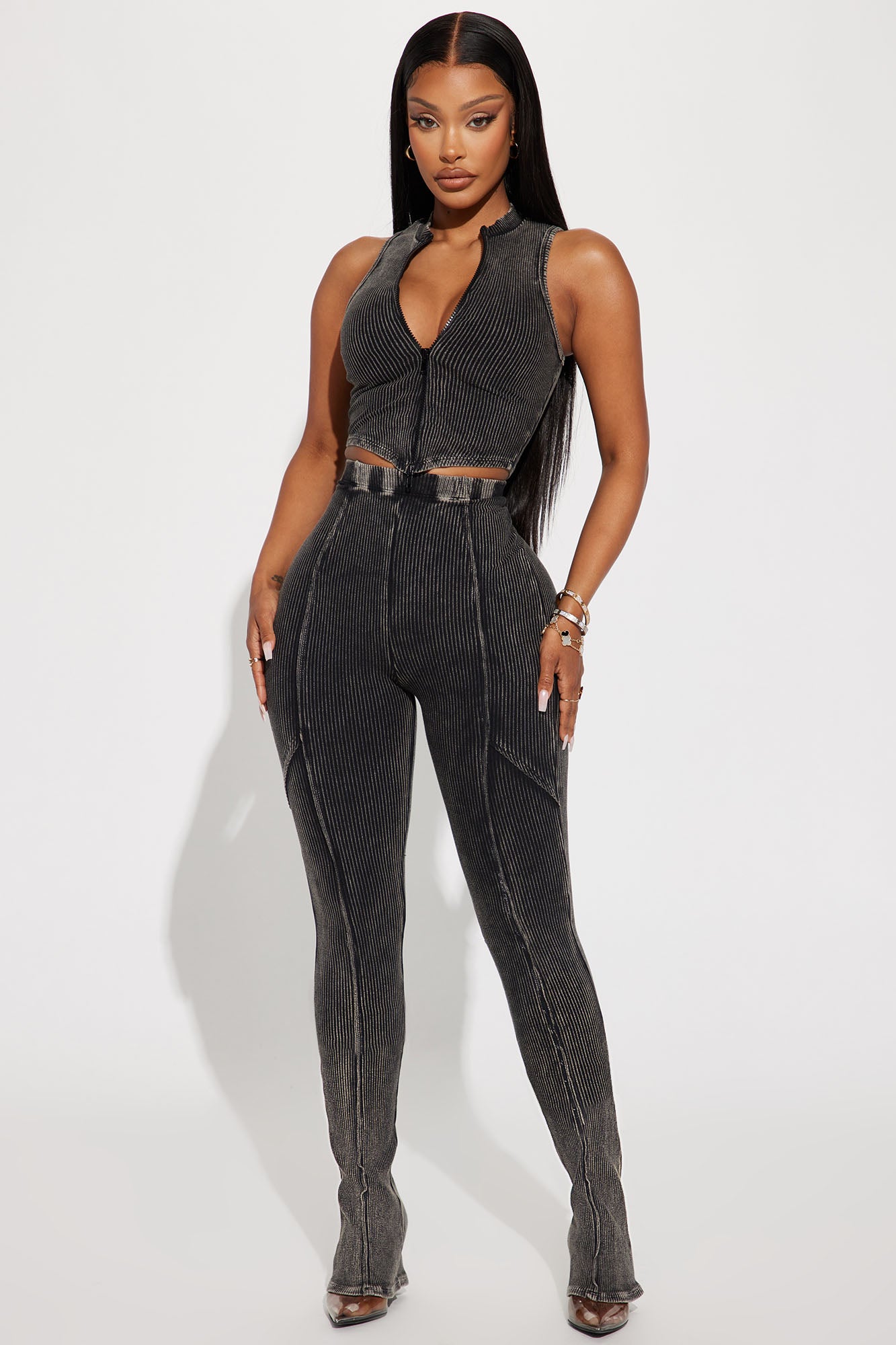 New Times Ribbed Legging Set