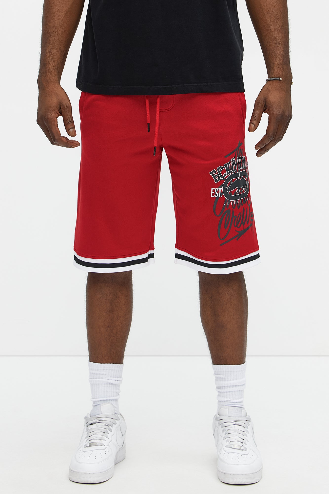 Ecko Unltd Classic Sweatshorts- Red