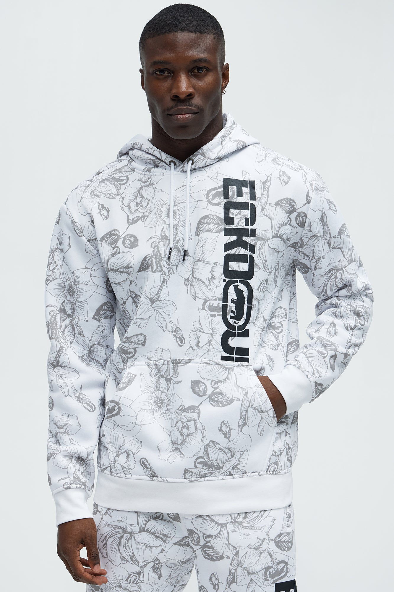 Ecko Unltd Floral Collage Hoodie