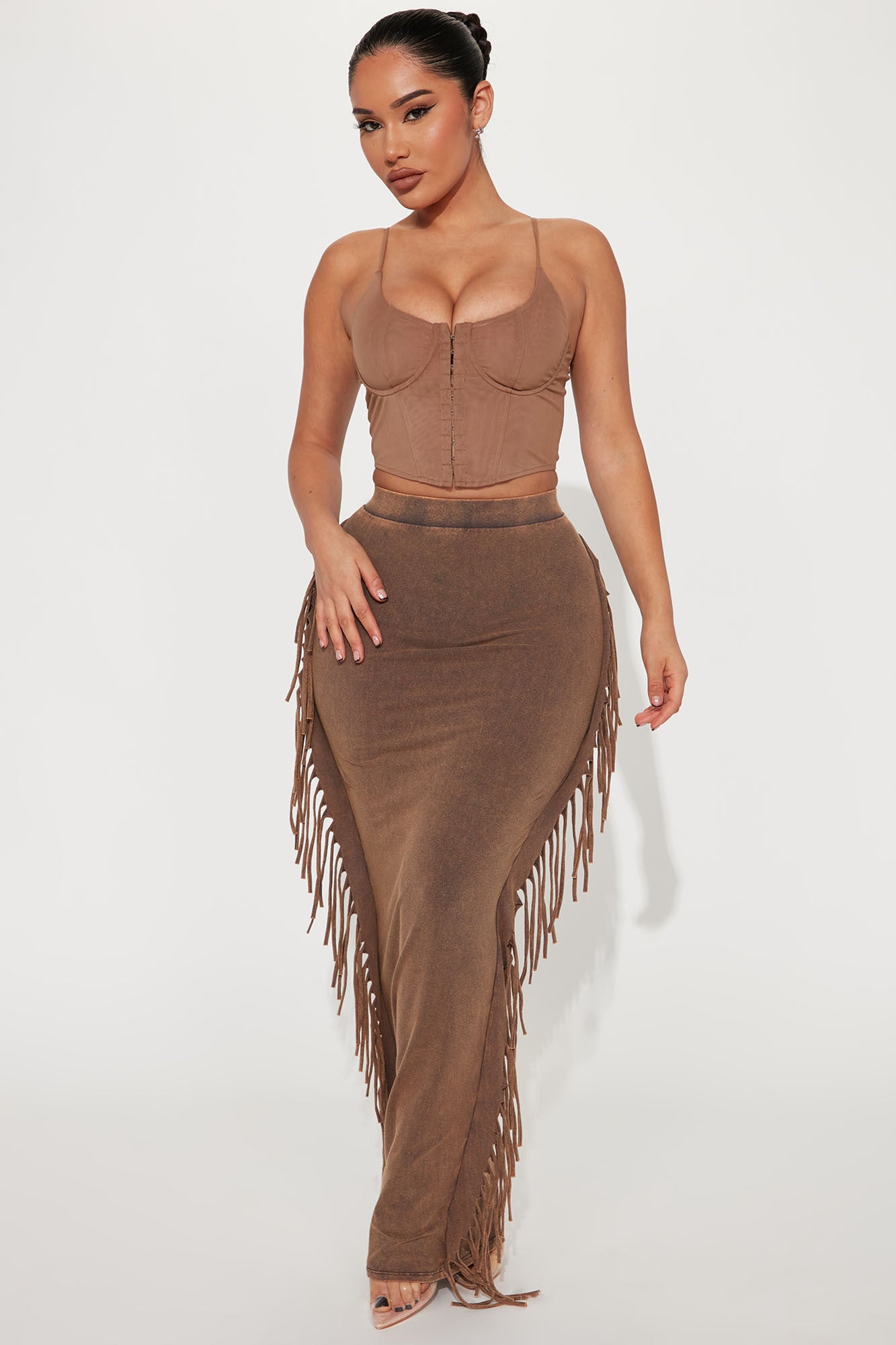 Sahara Mineral Wash Maxi Skirt