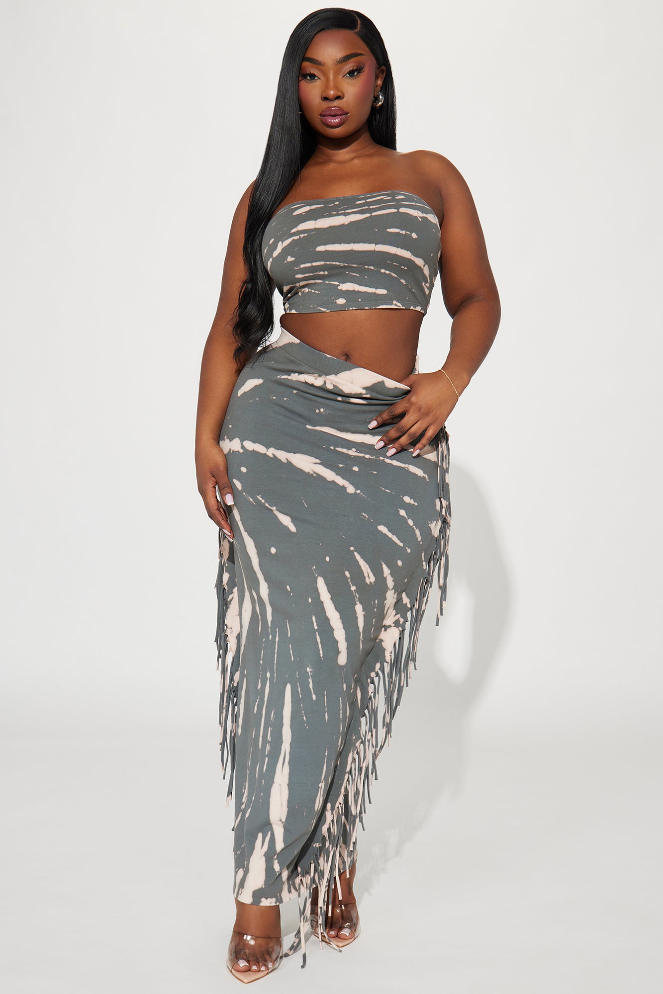 Chaos Within Tie Dye Skirt Set