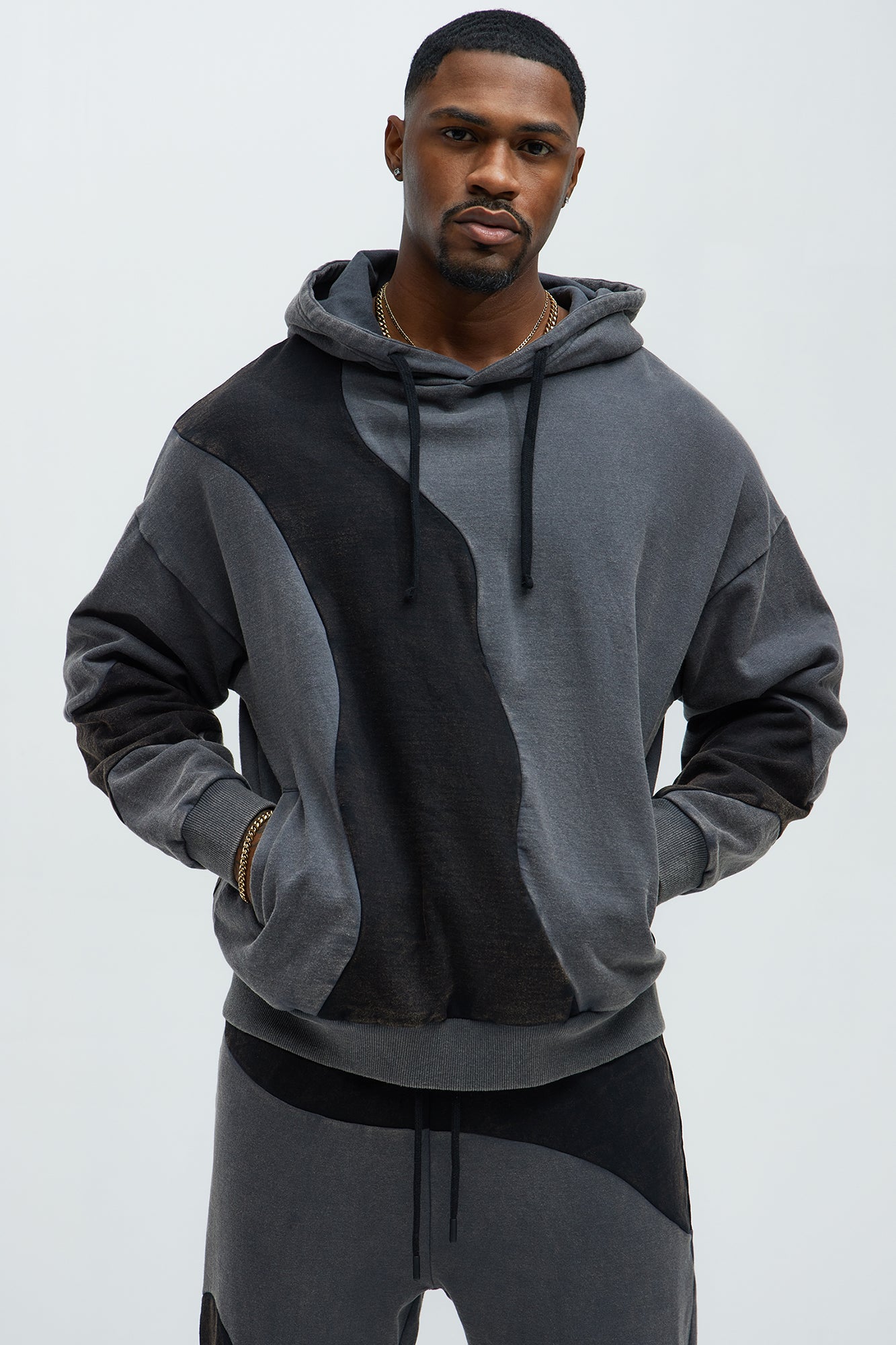 Washed Abstract Hoodie