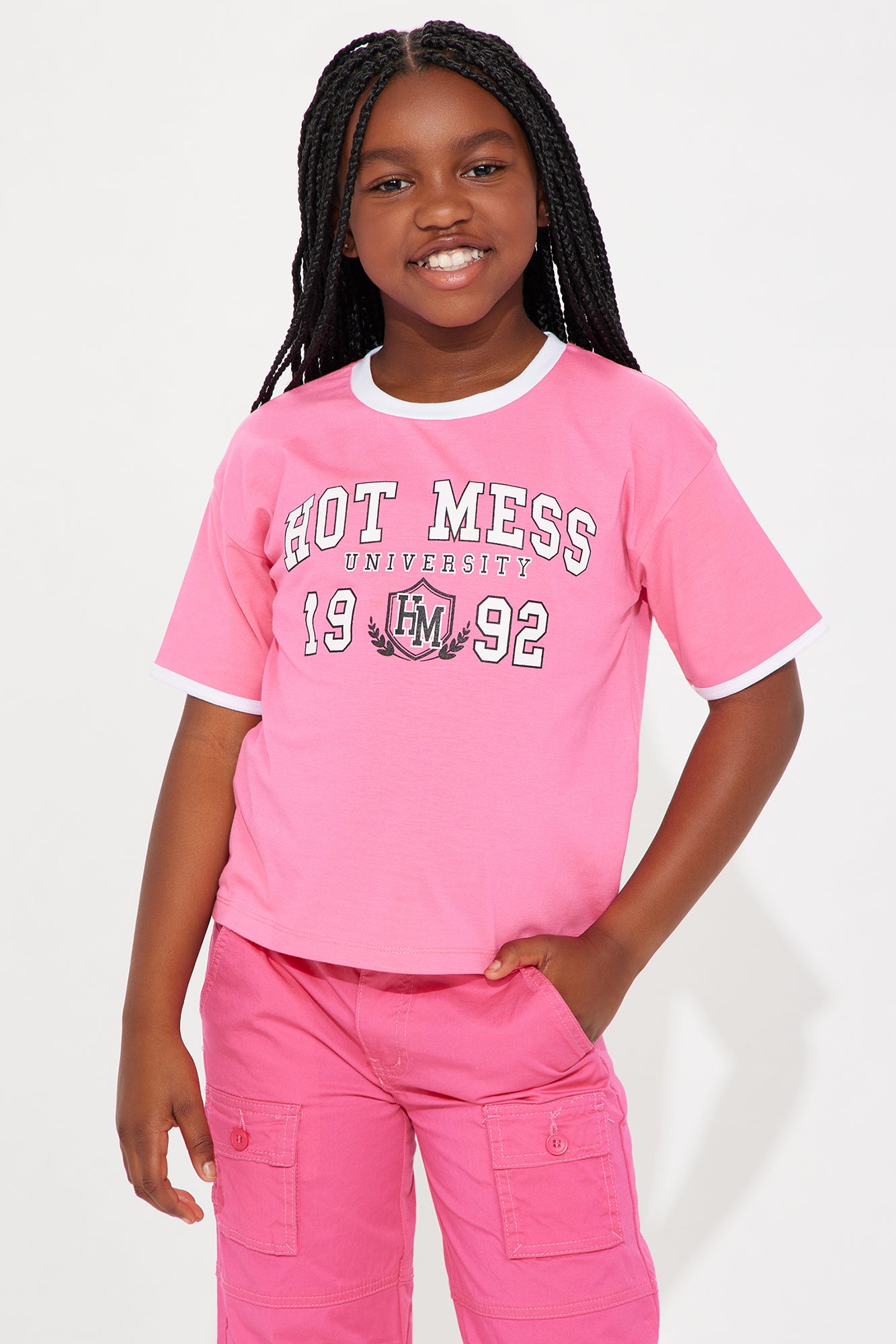 Mini What A Hot Mess Short Sleeve Tee