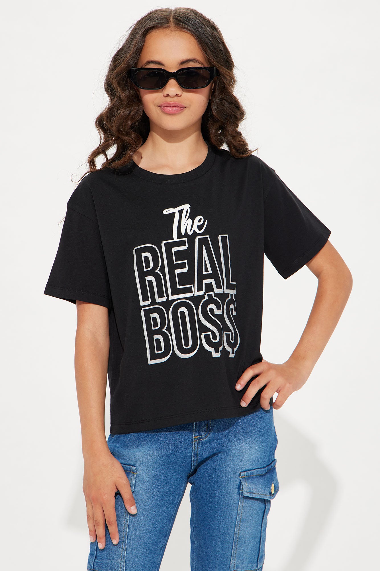 Mini The Real Boss Short Sleeve Tee
