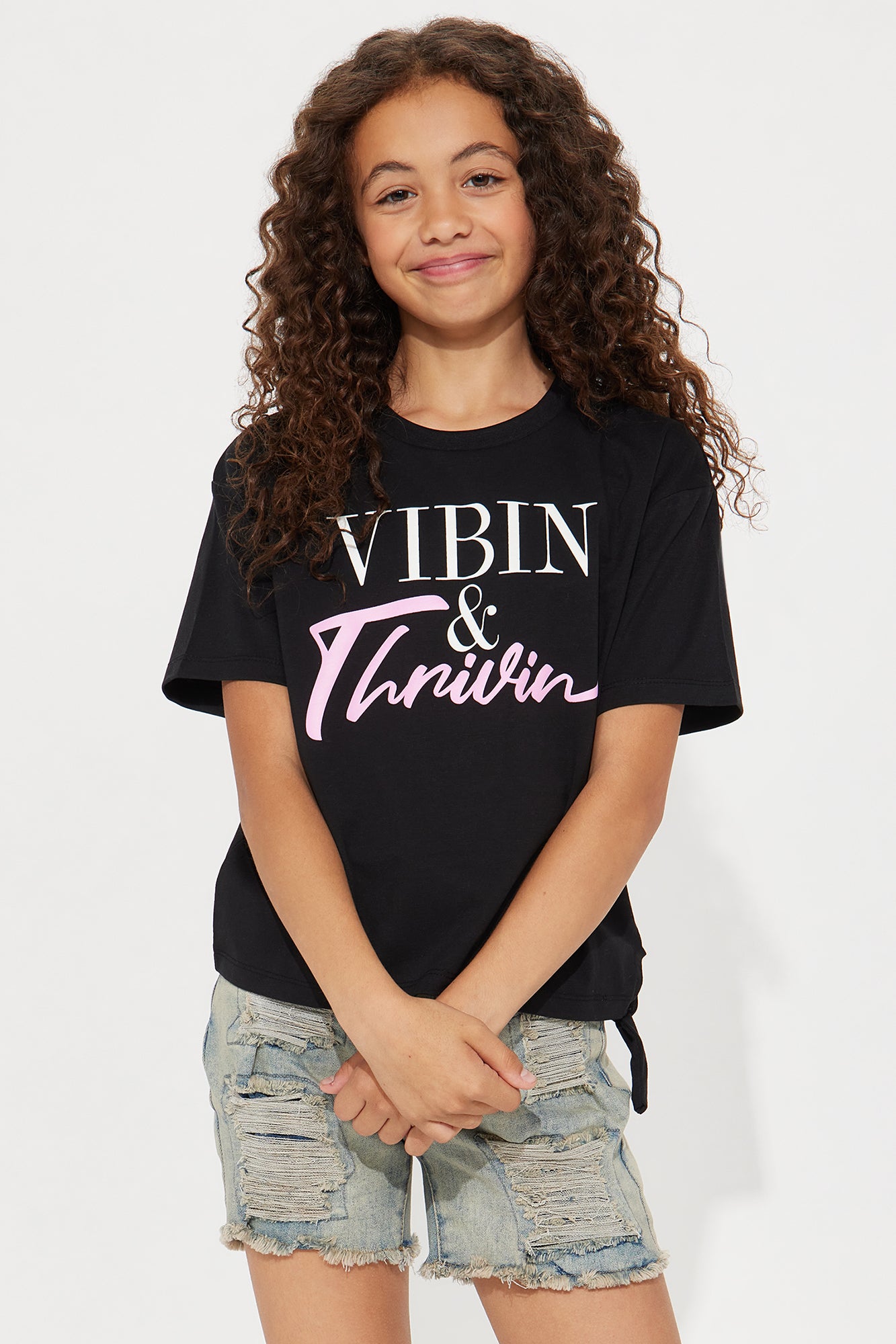 Mini Vibin & Thrivin Short Sleeve Tee