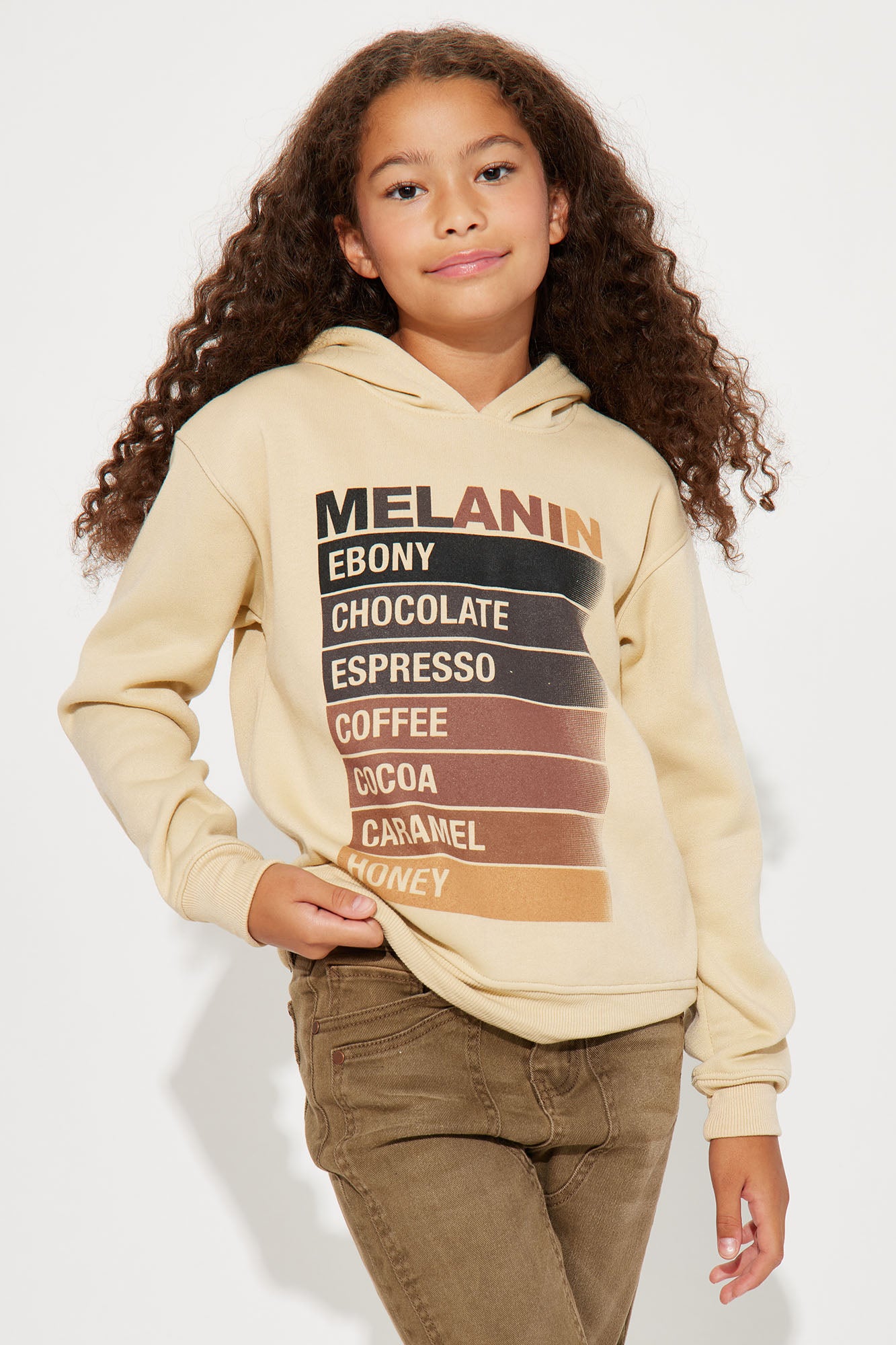 Mini Drippin In Melanin Fleece Hoodie