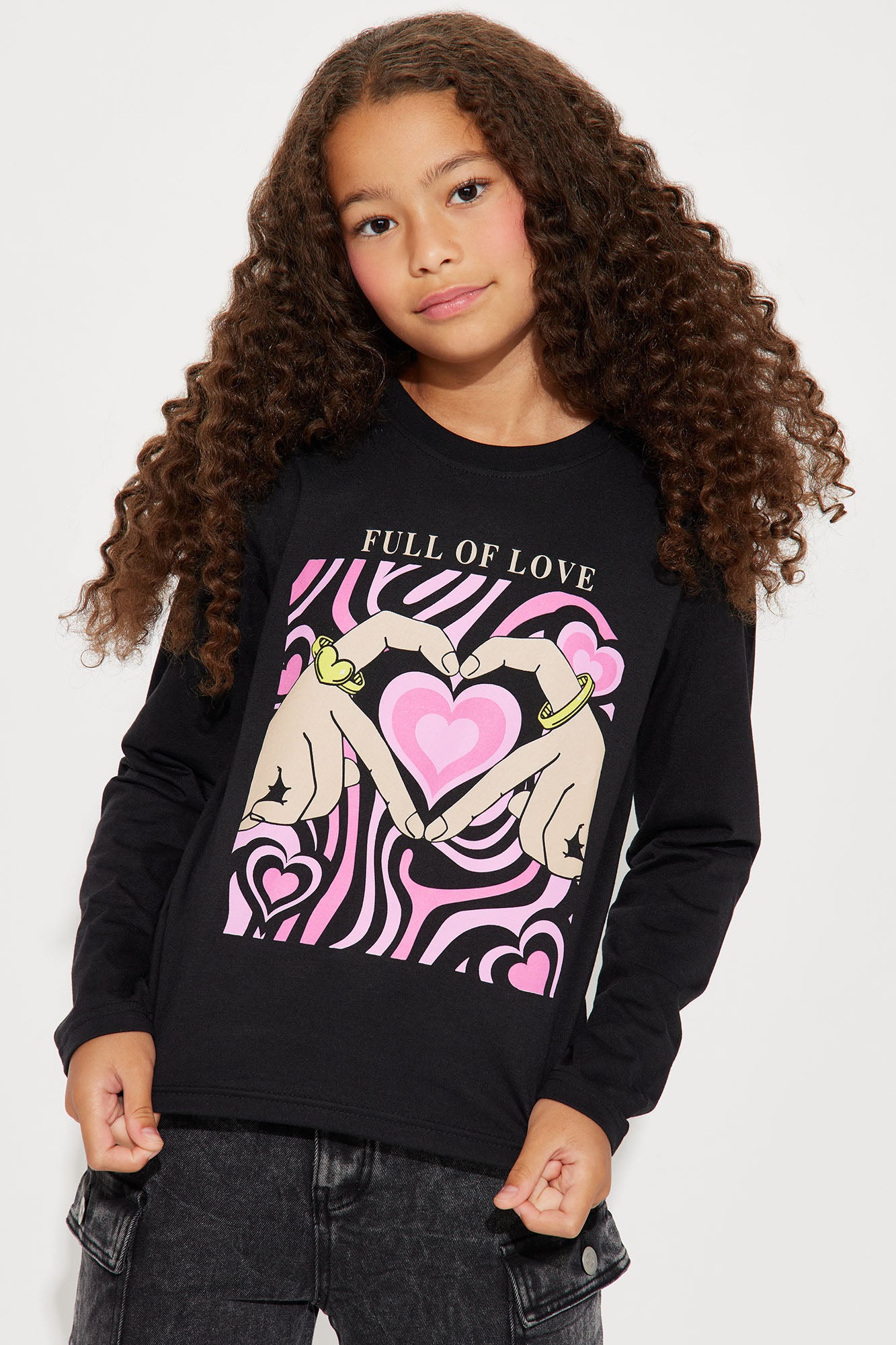 Mini Full Of Love For You Long Sleeve Tee