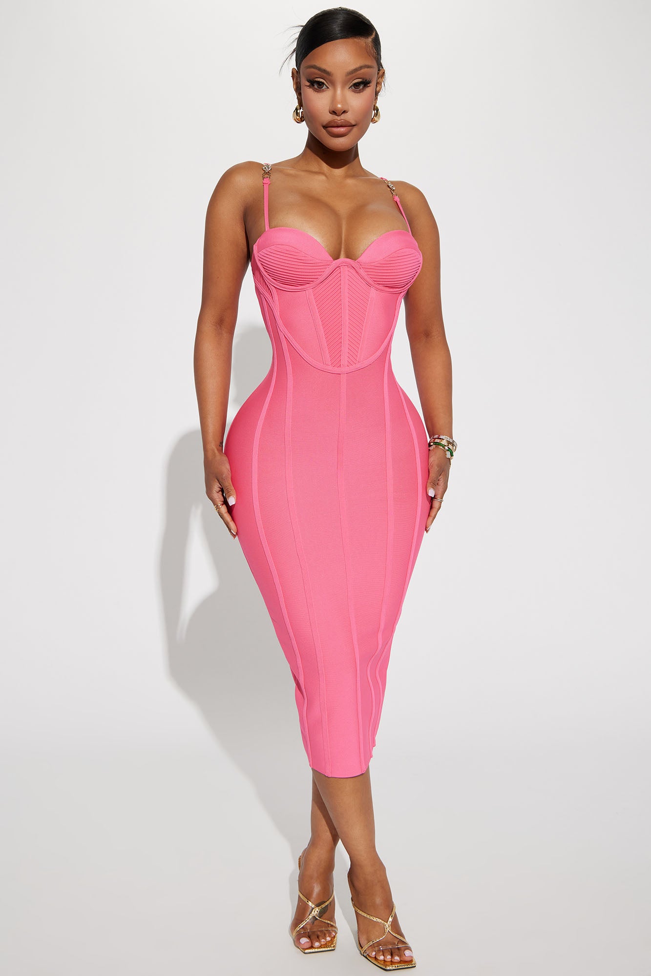 Victoria Bandage Midi Dress