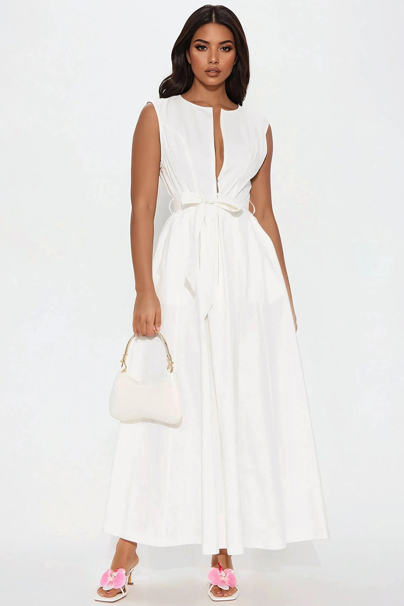Sandra Twill Maxi Dress