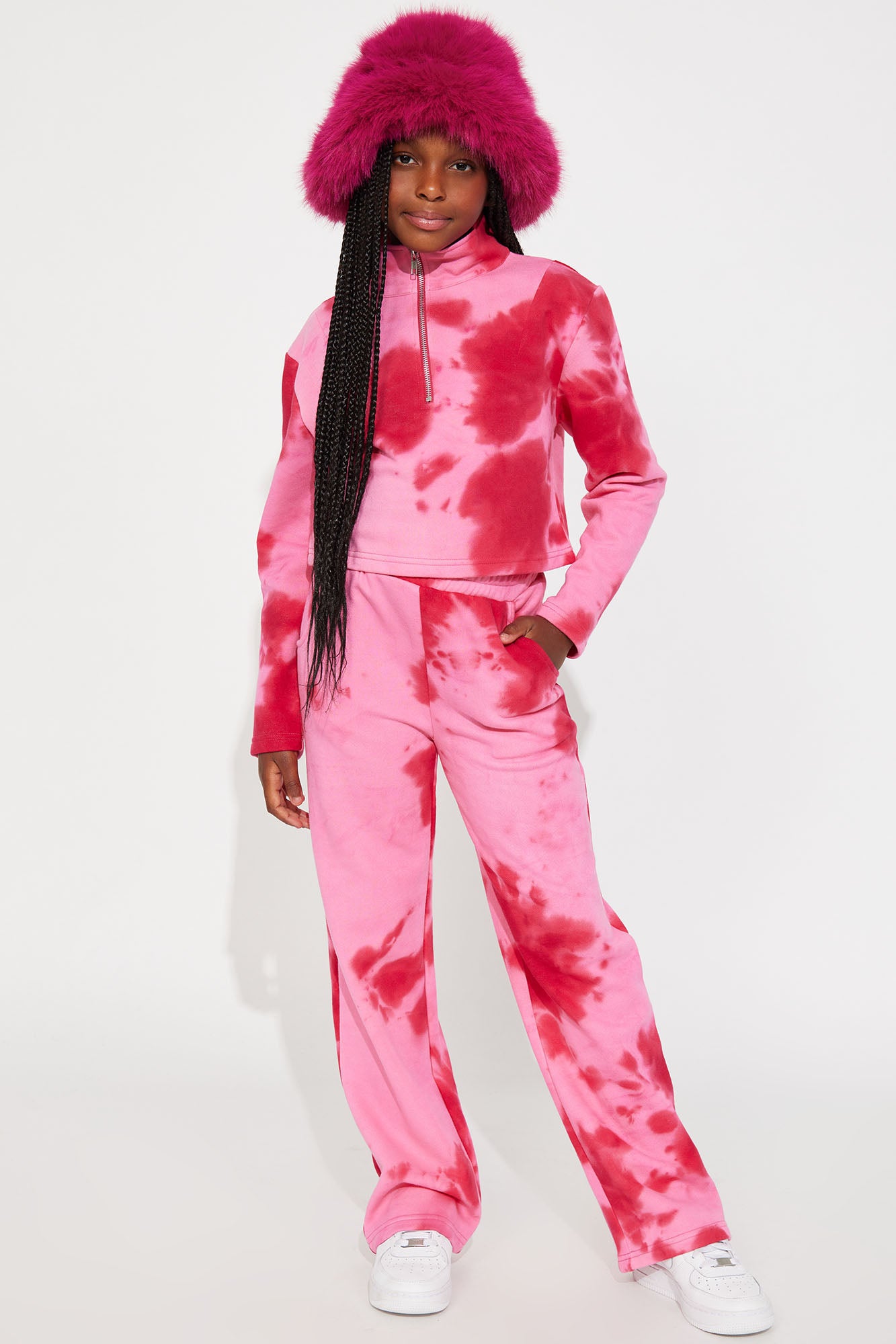 Mini Tie Dye Sweatshirt Set